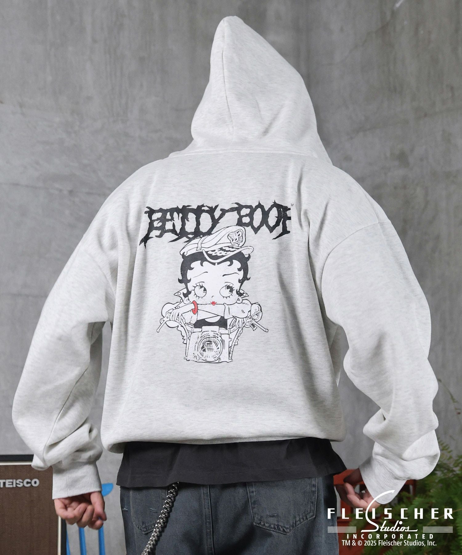 ILL'S(イルズ)【Betty Boop / ベティブープ】裏起毛 バックプリント