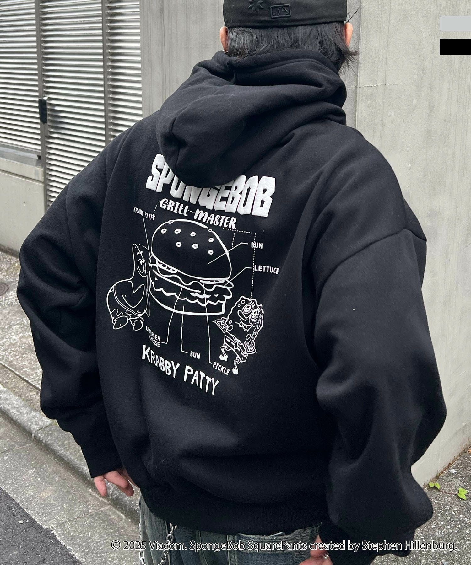 ILL'S(イルズ)【SPONGE BOB / スポンジボブ】バックプリント プル