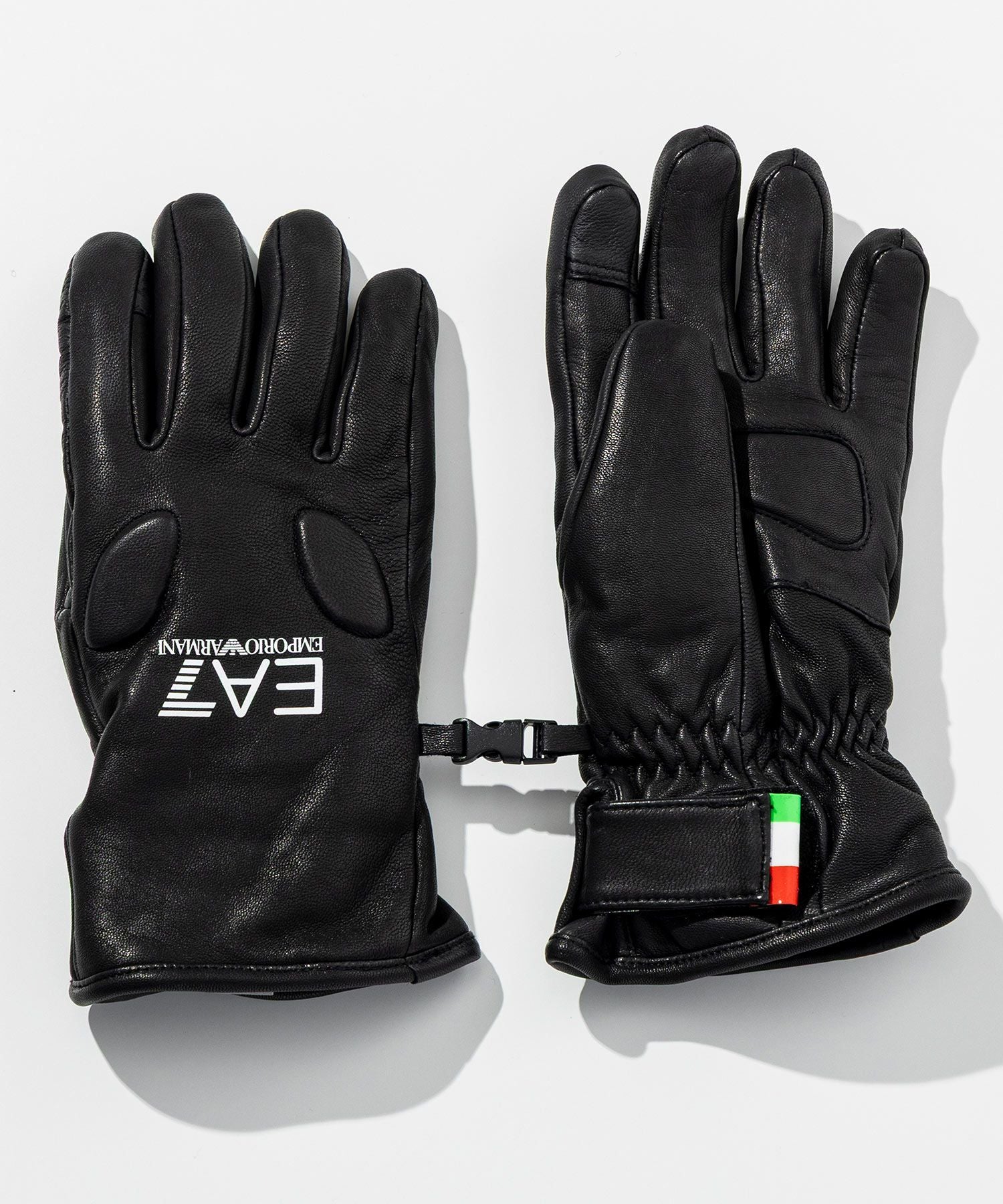 EMPORIO ARMANI EA7(イーエーセブン)テクニカル スキーグローブ レザー
