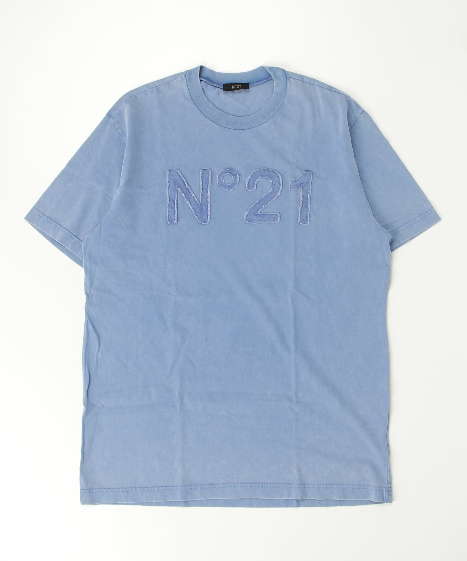 N°21(ヌメロ ヴェントゥーノ)Kids & Junior ブランドロゴ半袖Tシャツ