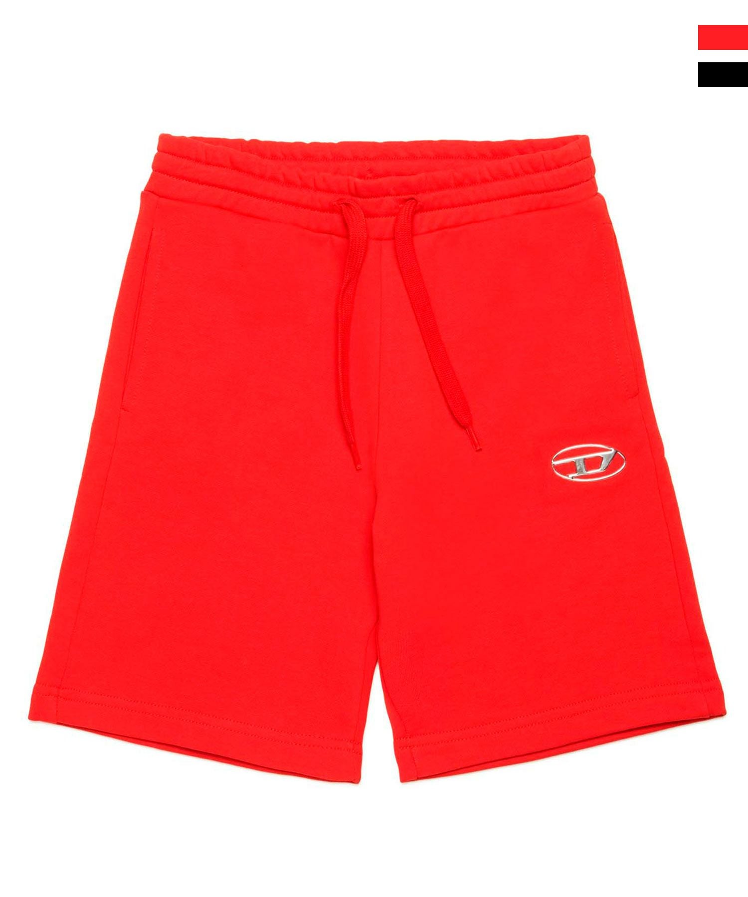 DIESEL レッド ショートパンツ S DIESEL(ディーゼル)Kids & Junior ワンポイントブランドロゴスウェット