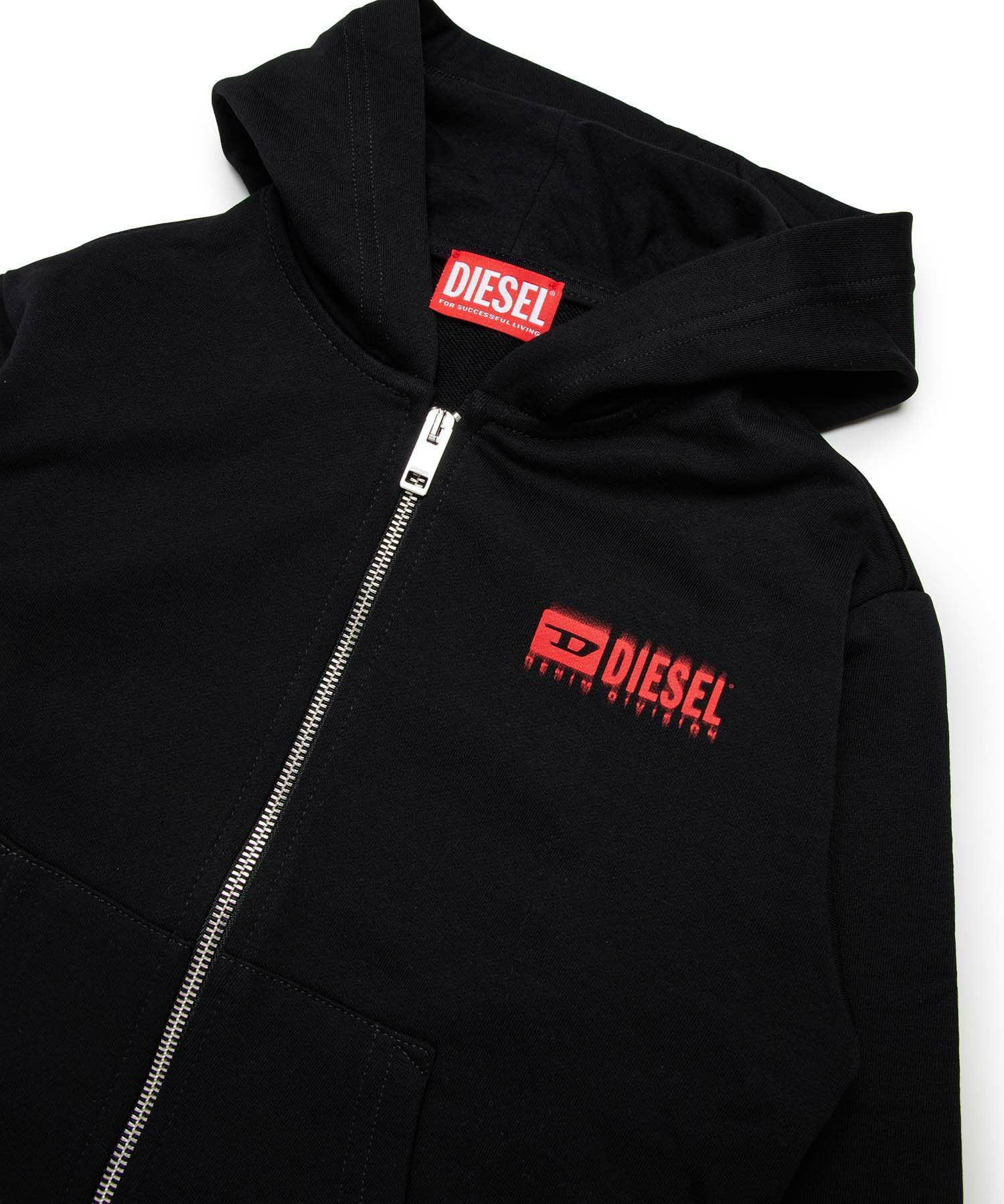 DIESEL(ディーゼル)Kids & Junior バックブランドロゴジップアップ