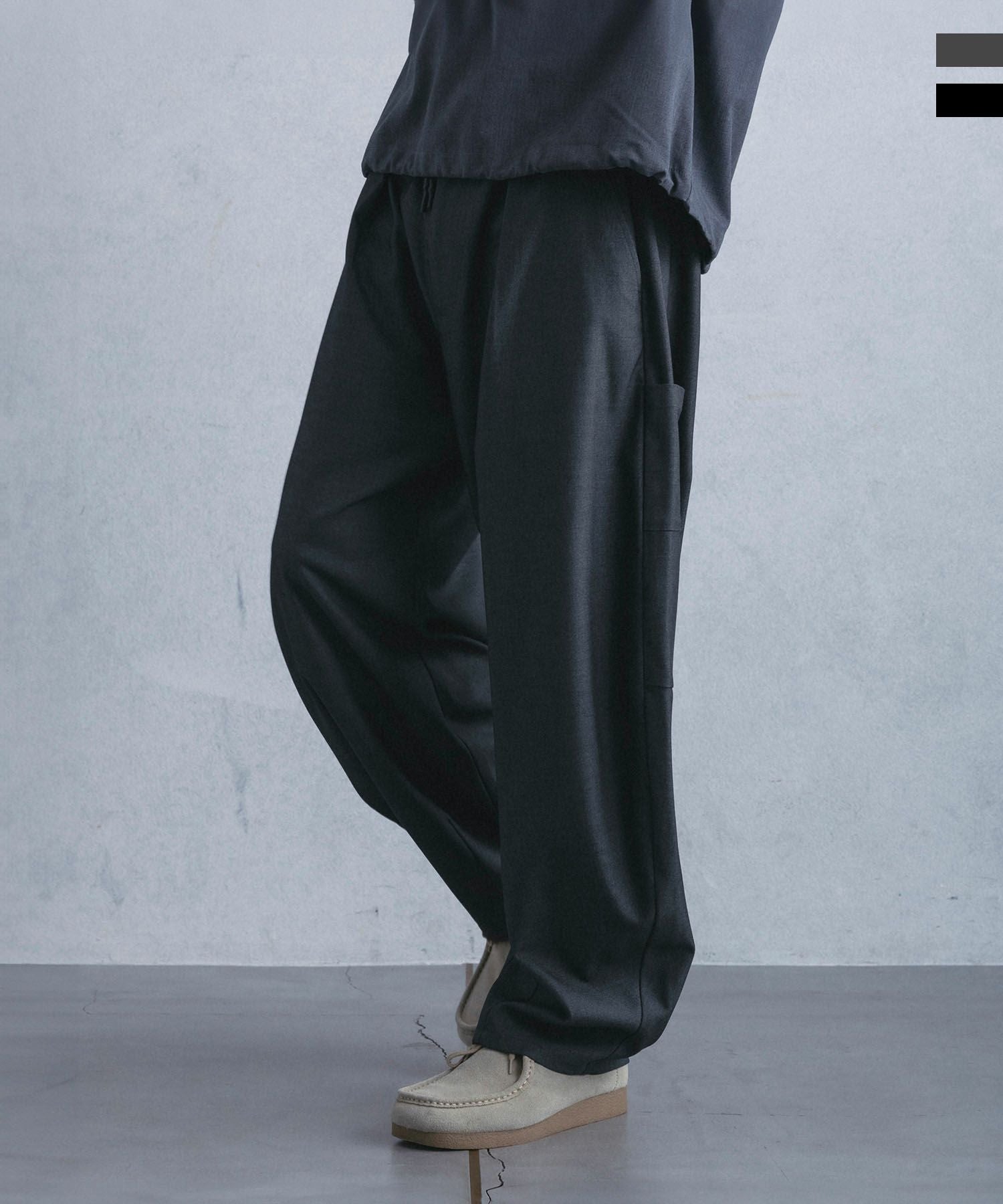 phenix(プラスフェニックス)COCOON SILHOUETTE RELAXED PANTS コクーン