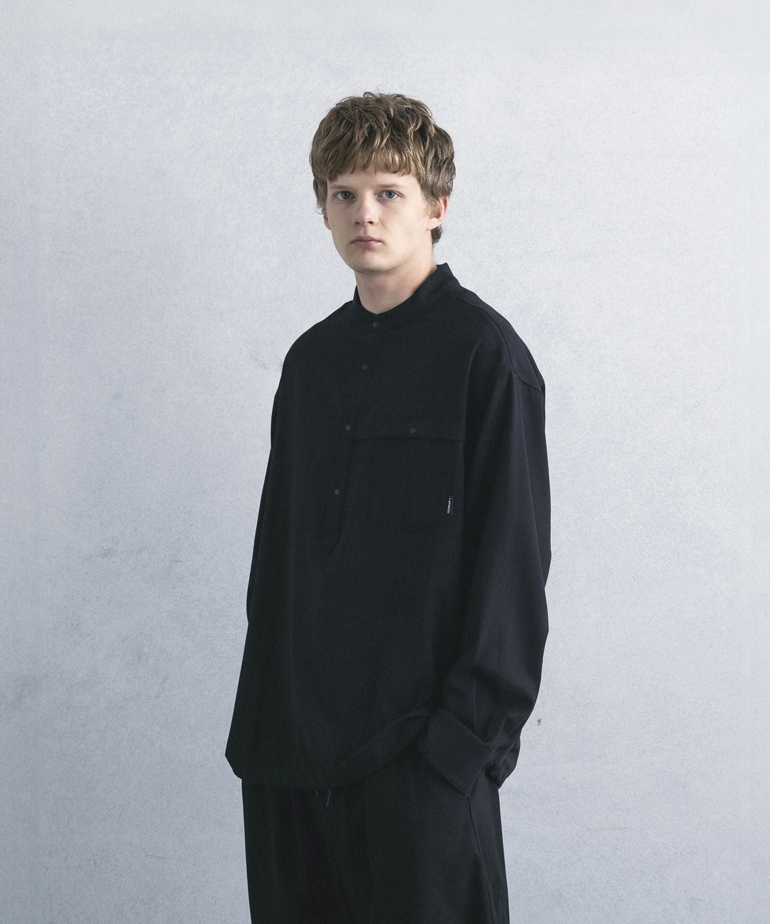 phenix(プラスフェニックス)PULLOVER BAND COLLAR SHIRT プルオーバー