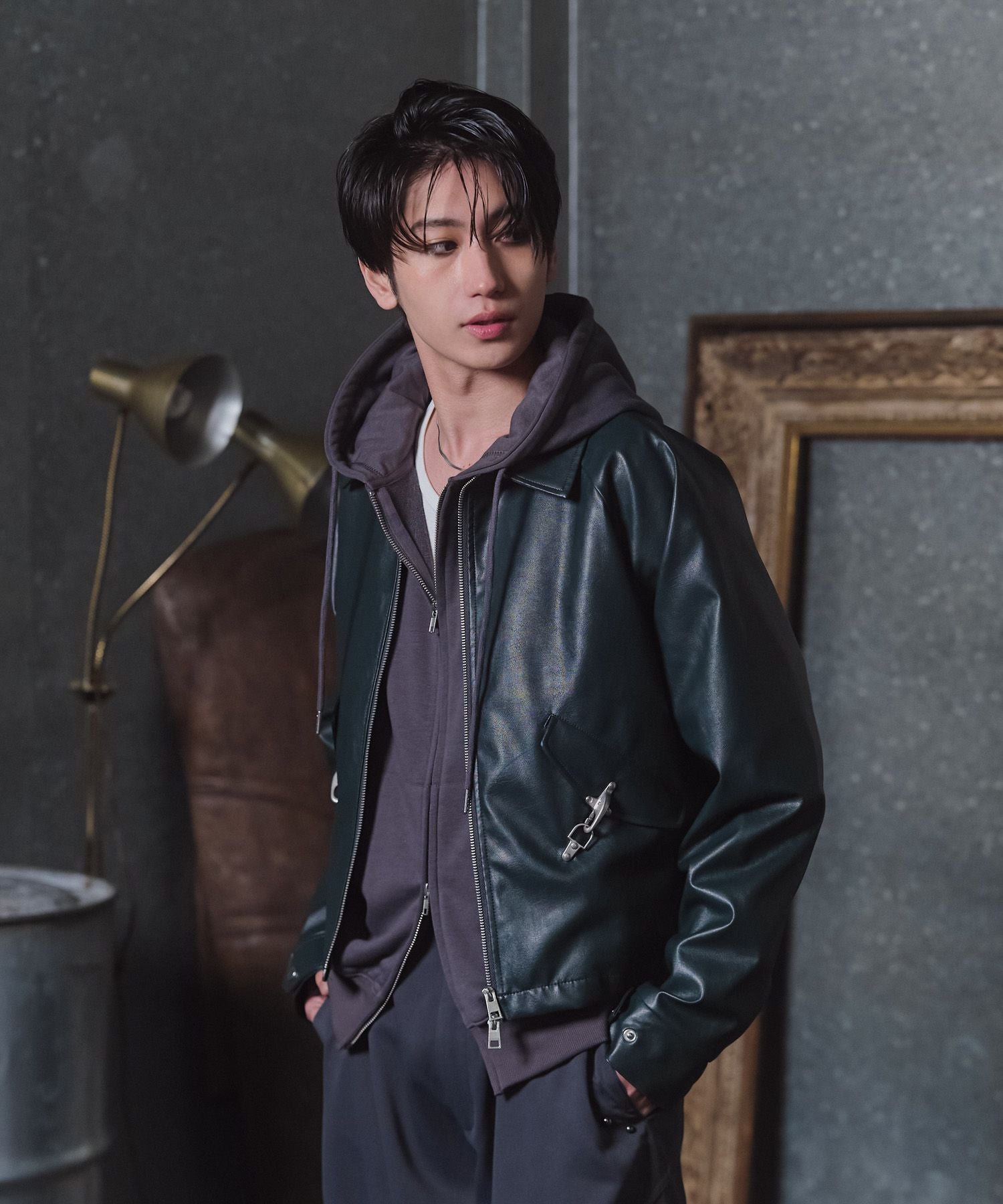 Confirm(コンファーム)Fireman Clasp Leather Jacket / ファイヤーマン