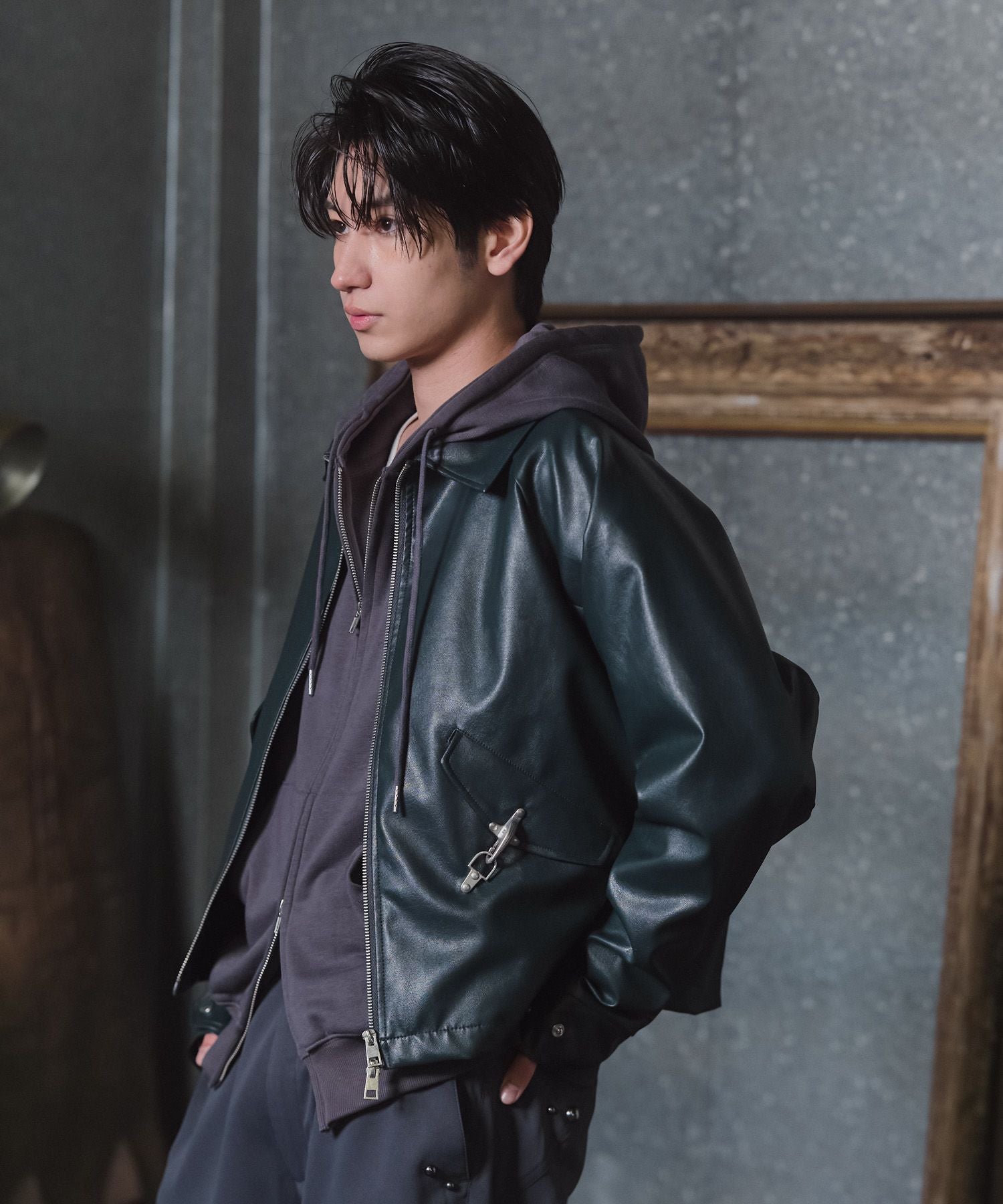 Confirm(コンファーム)Fireman Clasp Leather Jacket / ファイヤーマン