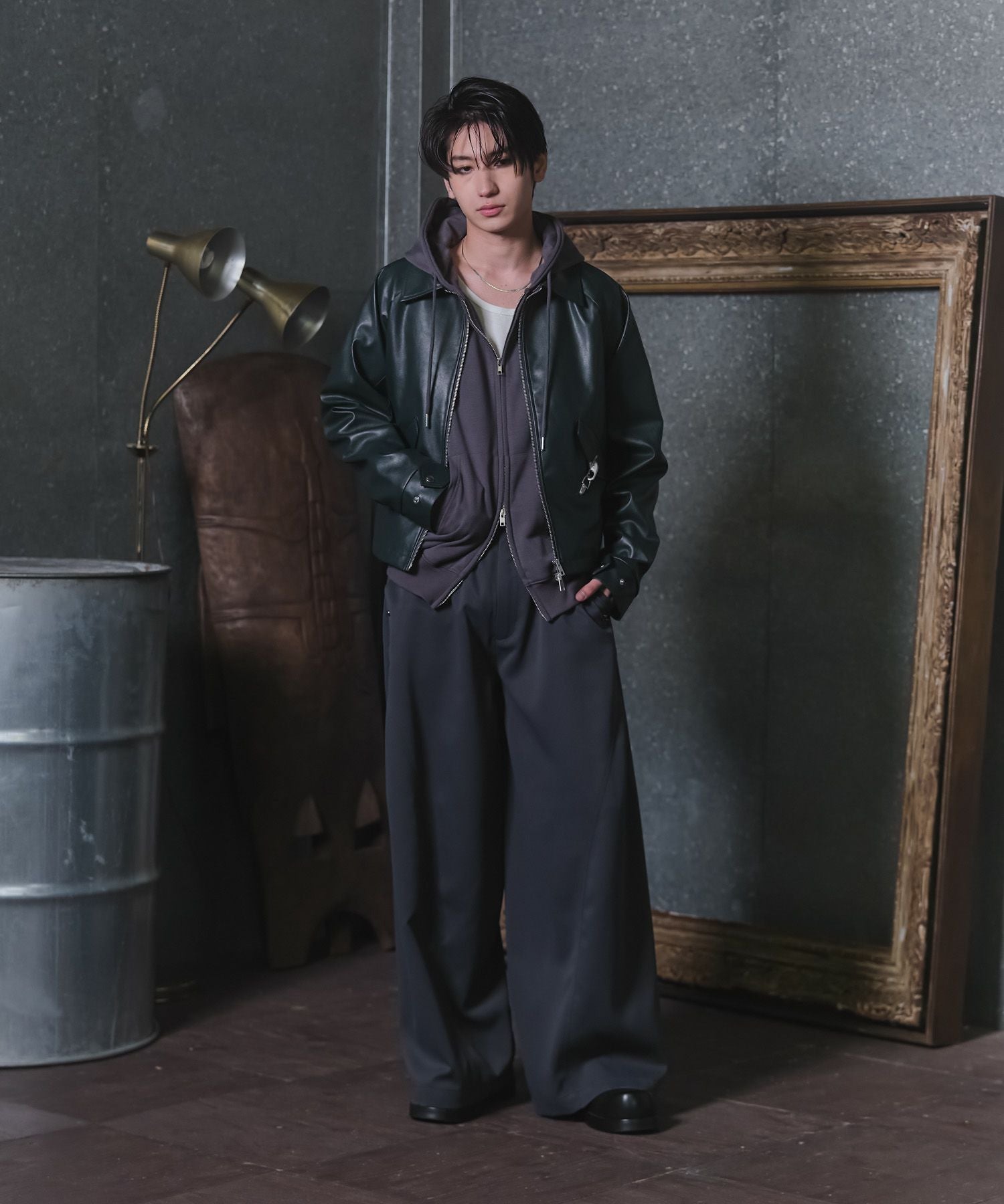 Confirm(コンファーム)Fireman Clasp Leather Jacket / ファイヤーマン