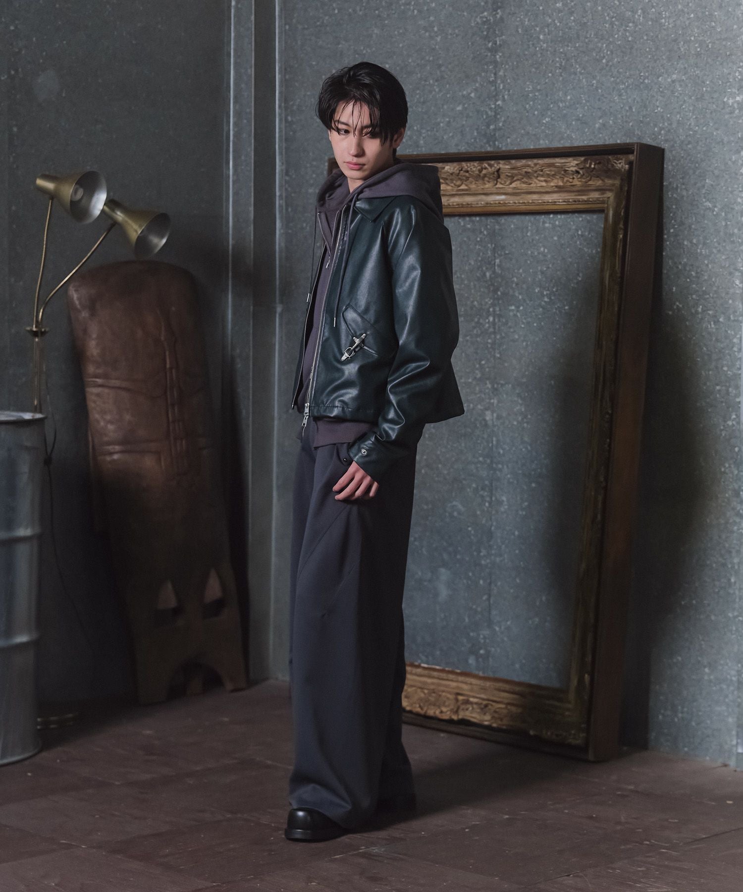Confirm(コンファーム)Fireman Clasp Leather Jacket / ファイヤーマン