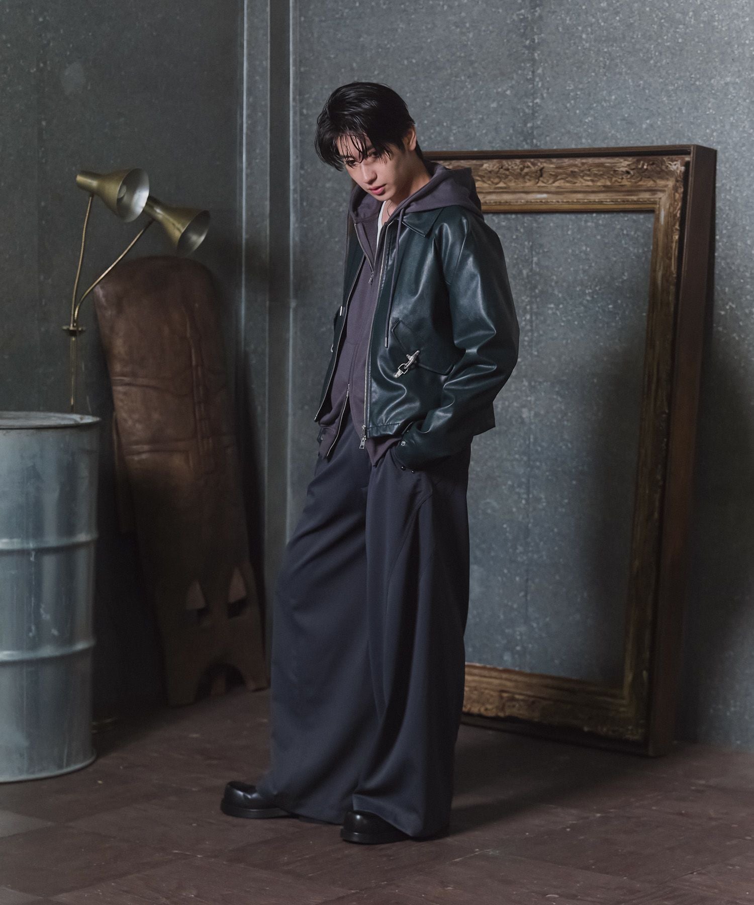 Confirm(コンファーム)Fireman Clasp Leather Jacket / ファイヤーマン