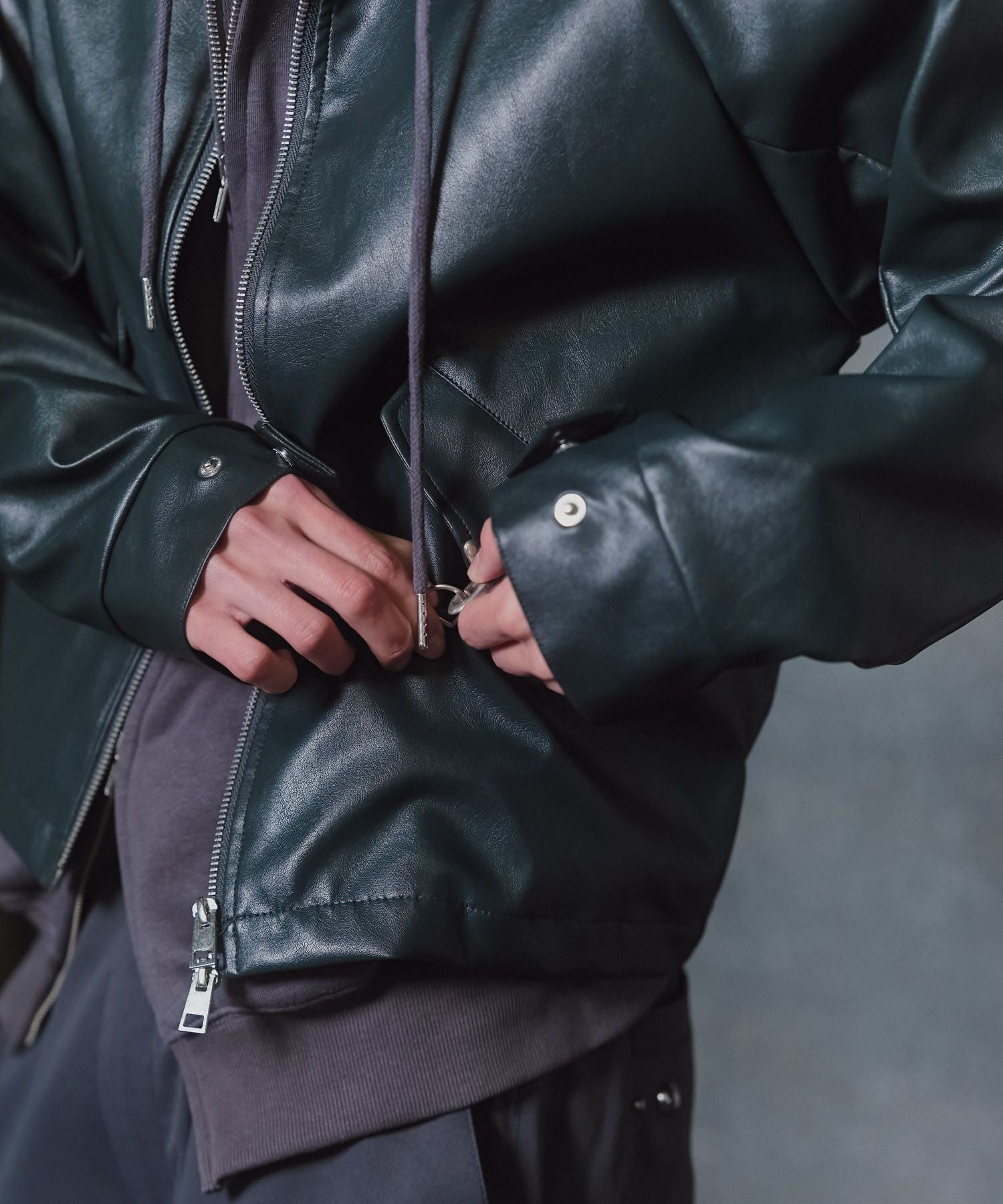 Confirm(コンファーム)Fireman Clasp Leather Jacket / ファイヤーマン
