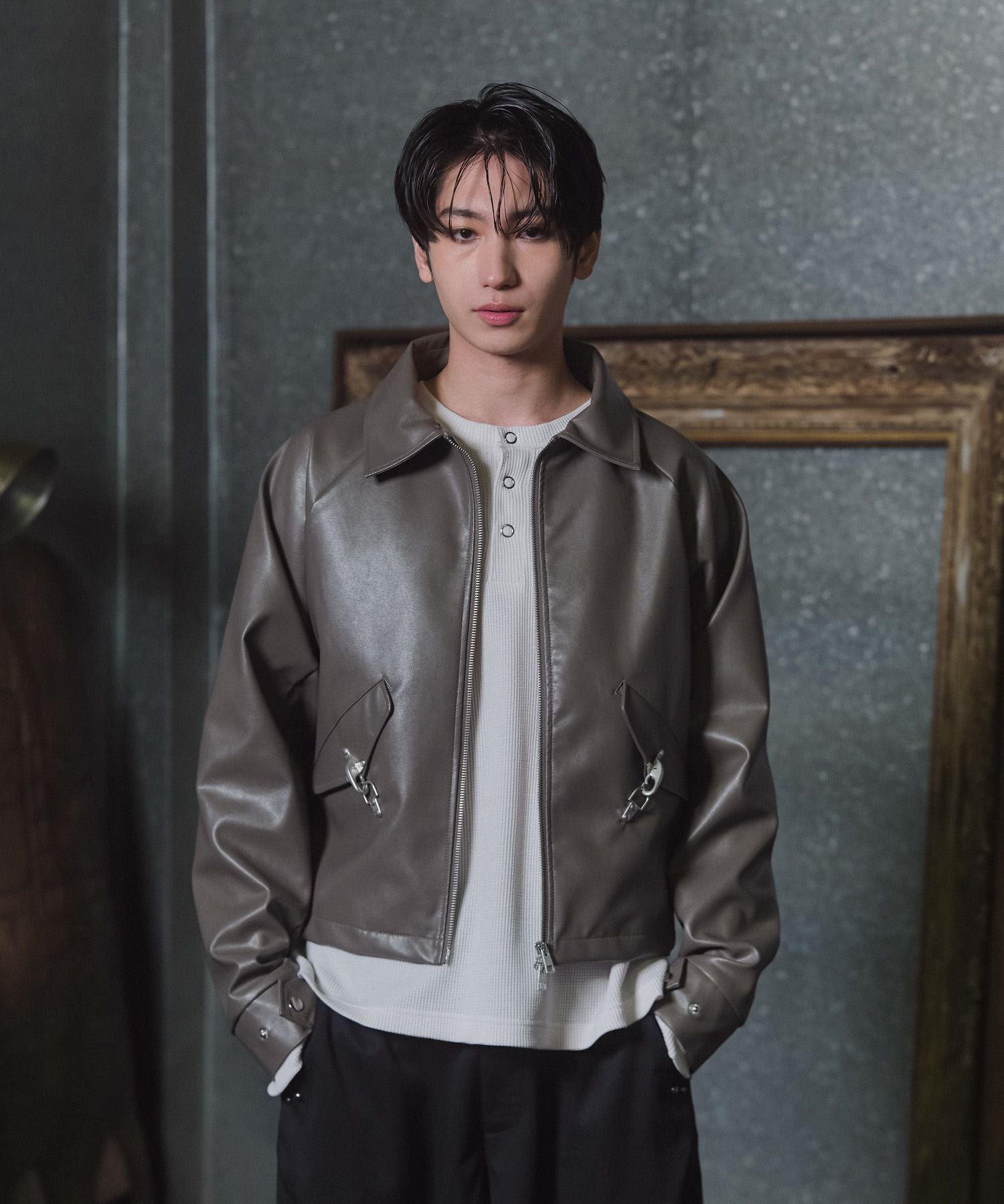 Confirm(コンファーム)Fireman Clasp Leather Jacket / ファイヤーマン