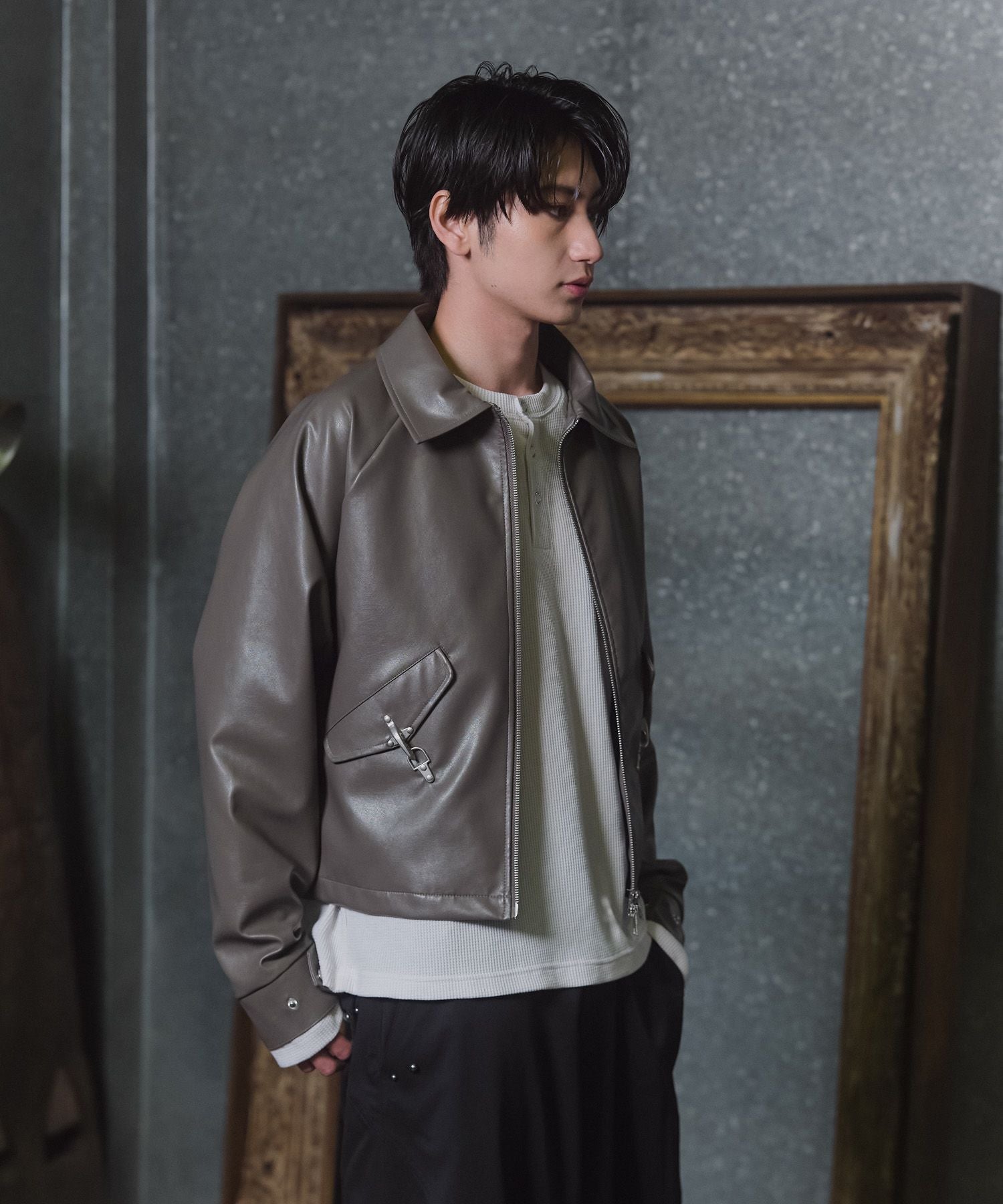 Confirm(コンファーム)Fireman Clasp Leather Jacket / ファイヤーマン