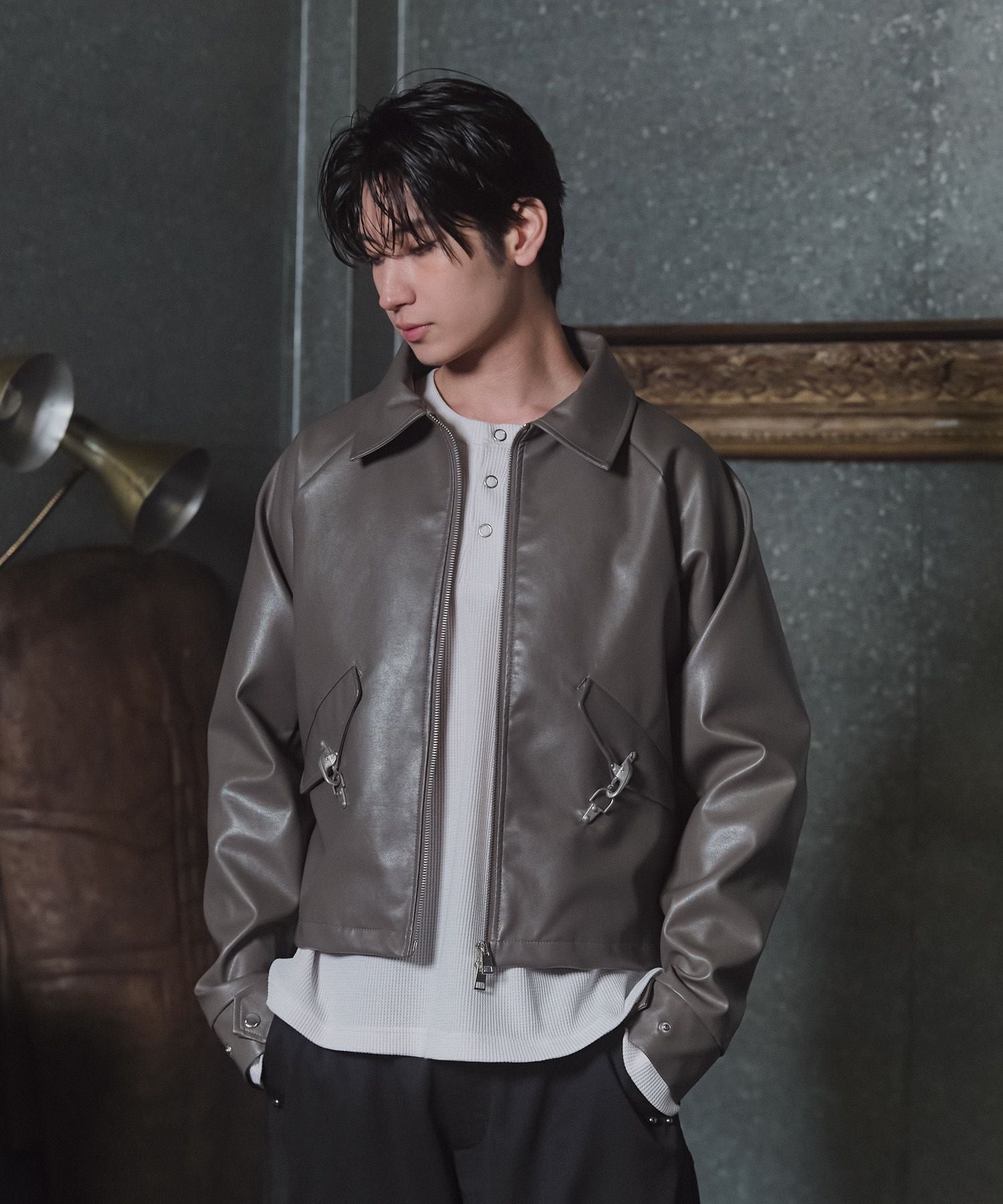 Confirm(コンファーム)Fireman Clasp Leather Jacket / ファイヤーマン