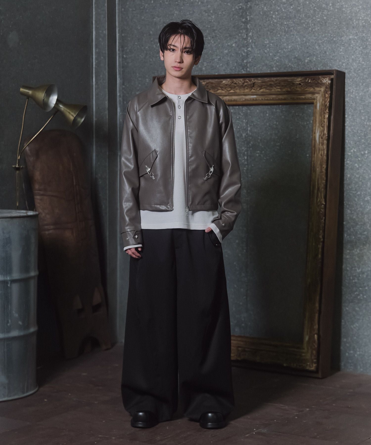 Confirm(コンファーム)Fireman Clasp Leather Jacket / ファイヤーマン