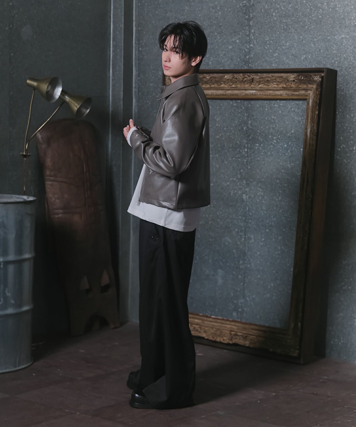 Confirm(コンファーム)Fireman Clasp Leather Jacket / ファイヤーマン