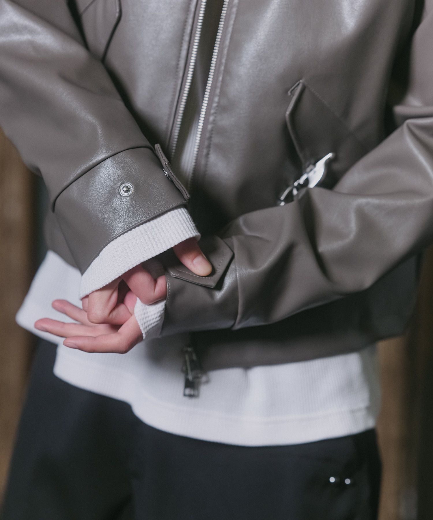Confirm(コンファーム)Fireman Clasp Leather Jacket / ファイヤーマン