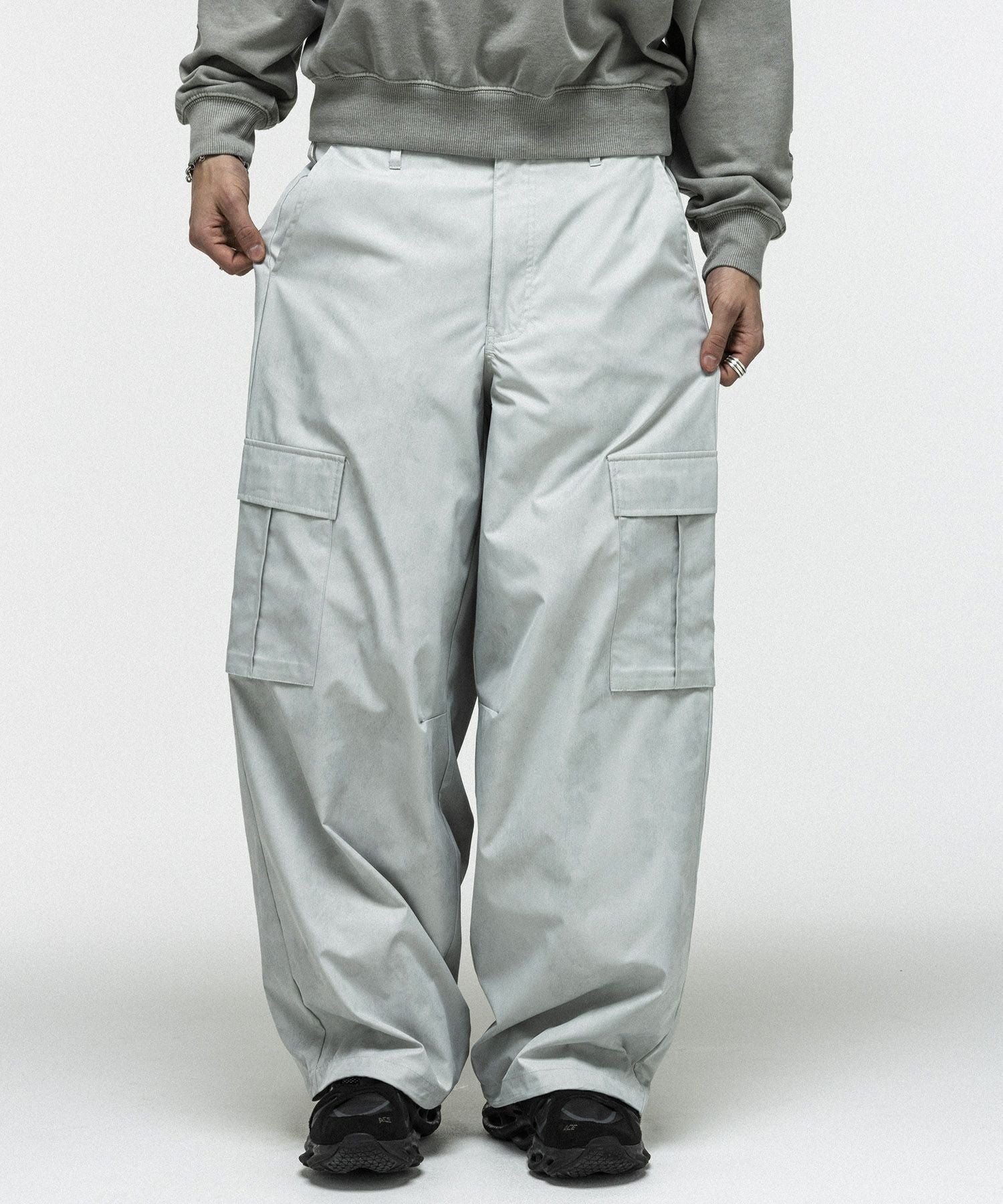 ILL'S(イルズ)ACID WASH NYRON CARGO PANTS / アシッドウォッシュ