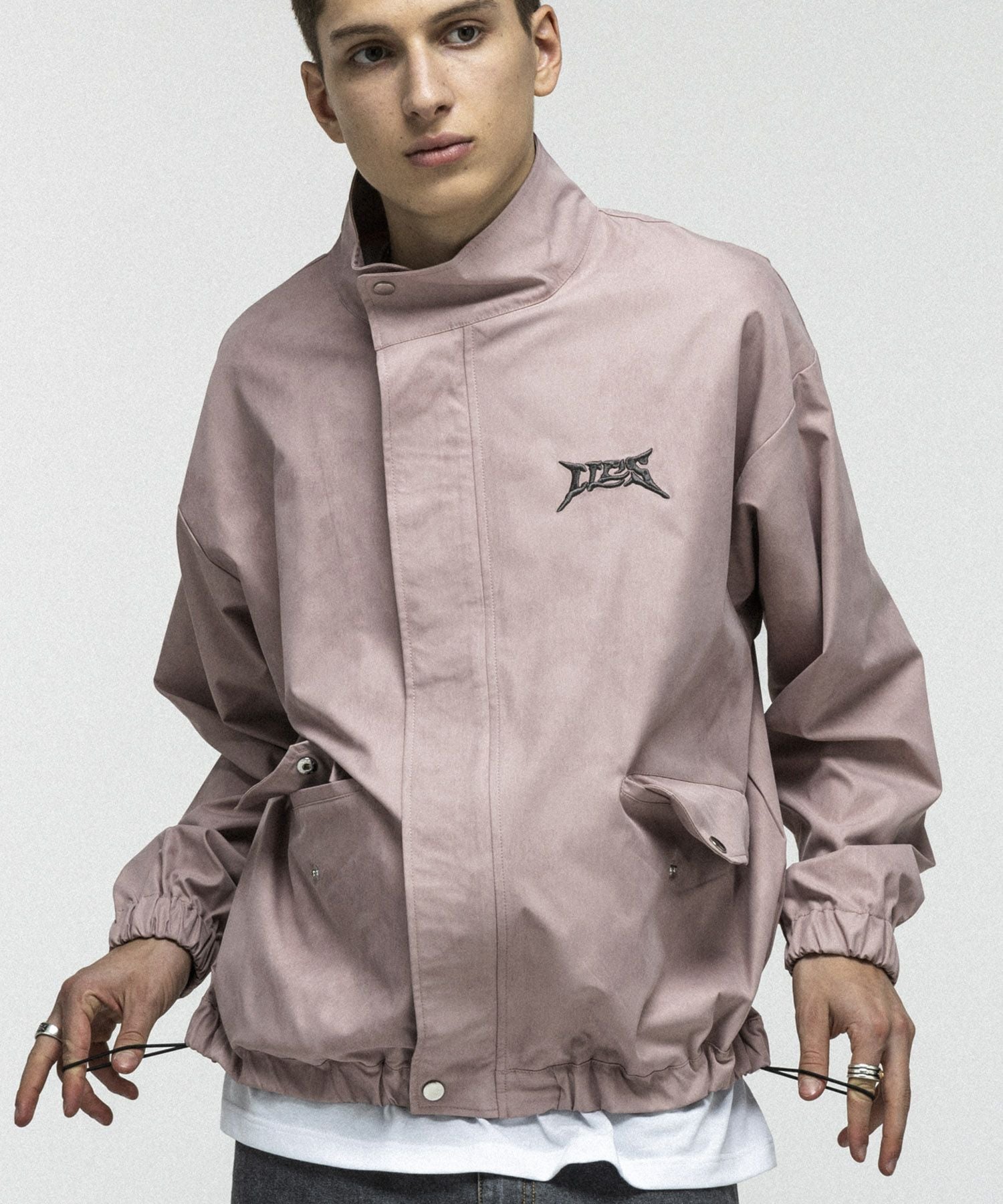 ILL'S(イルズ)ACID WASH NYRON BLOUSON / アシッドウォッシュナイロン