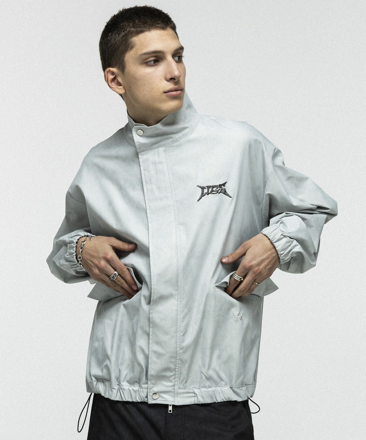 ILL'S(イルズ)ACID WASH NYRON BLOUSON / アシッドウォッシュナイロン