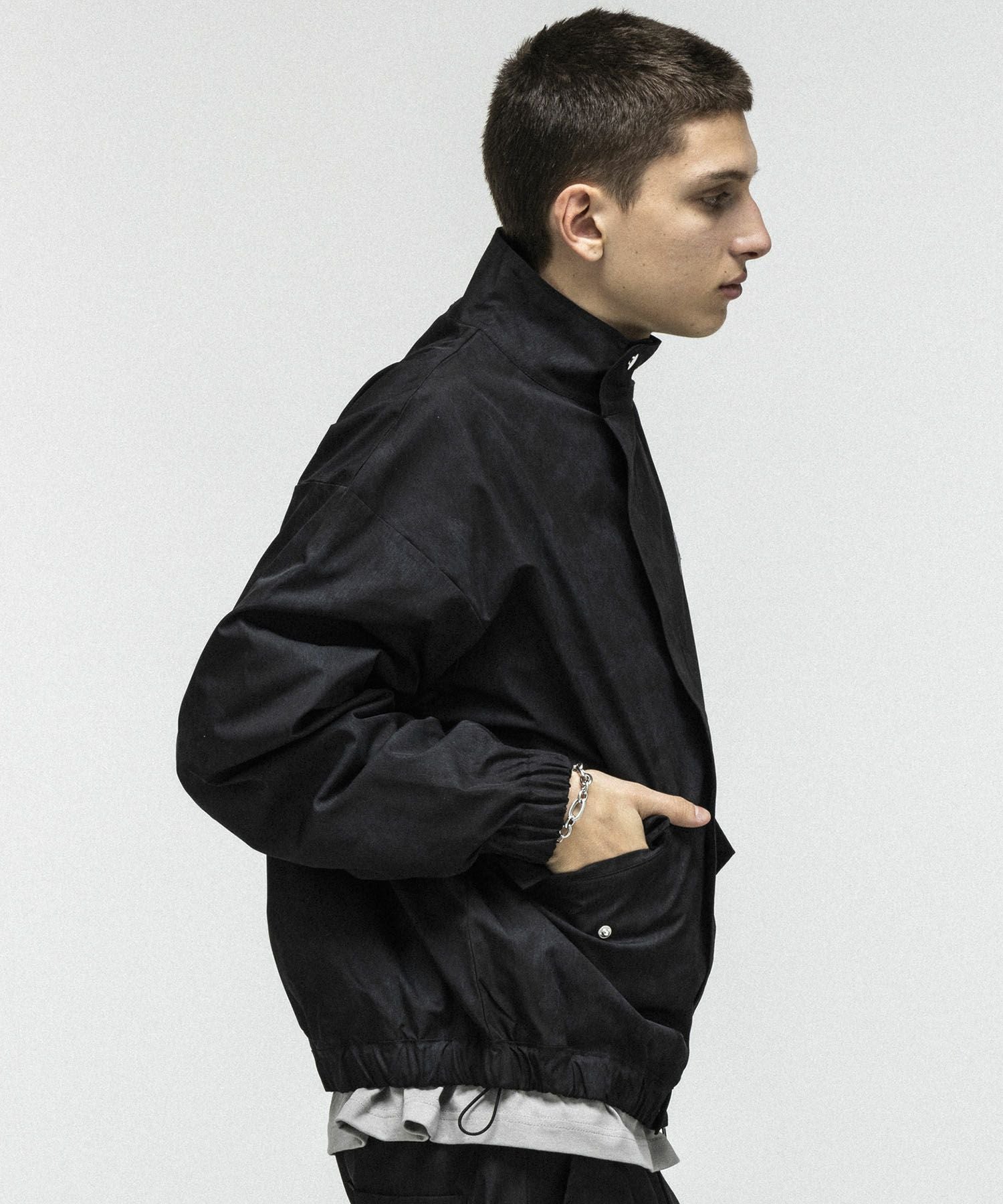 ILL'S(イルズ)ACID WASH NYRON BLOUSON / アシッドウォッシュナイロン