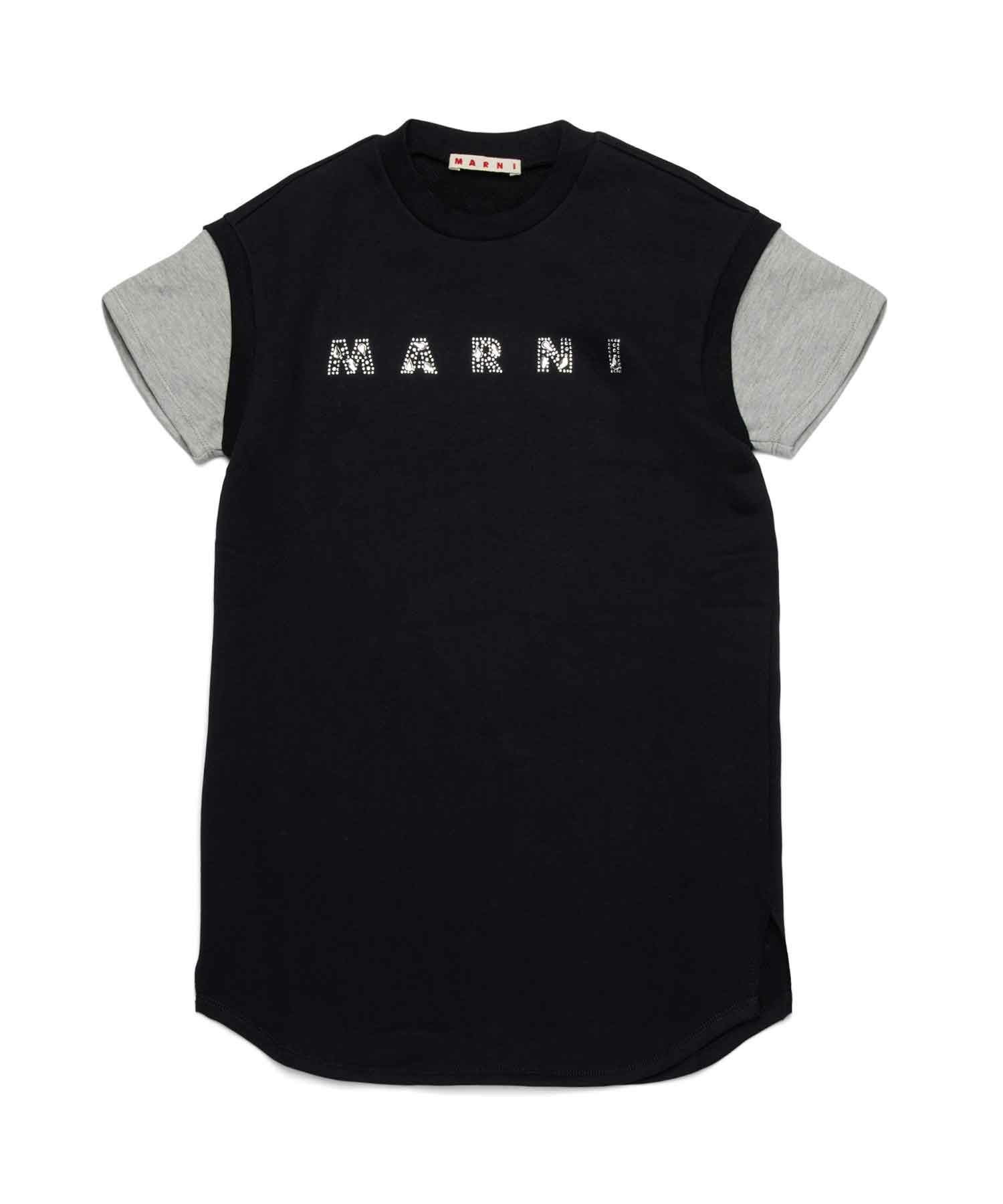 MARNI(マルニ)Kids & Junior ブランドロゴ半袖ワンピース | SHIFFON