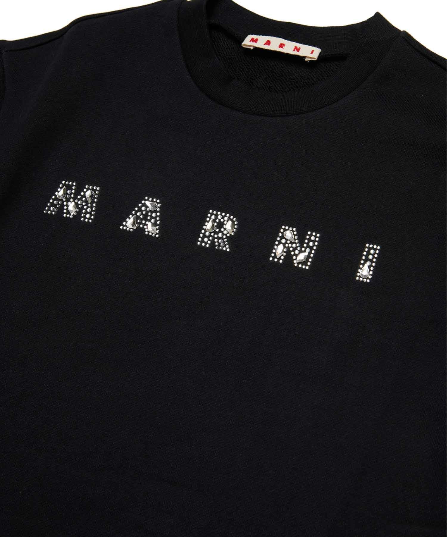 MARNI(マルニ)Kids & Junior ブランドロゴ半袖ワンピース | SHIFFON