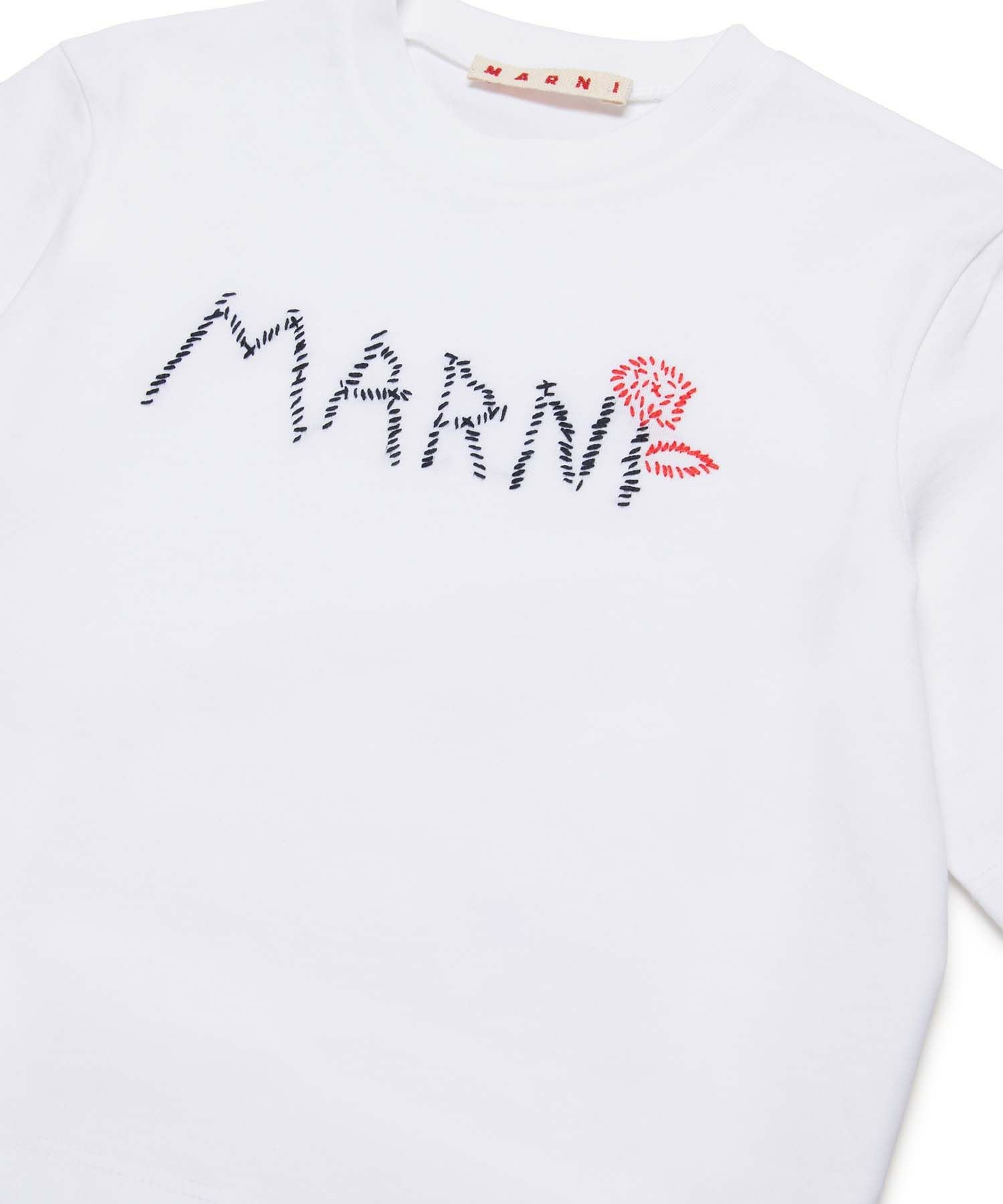 MARNI(マルニ)Kids & Junior ブランドロゴ半袖Tシャツカットソー