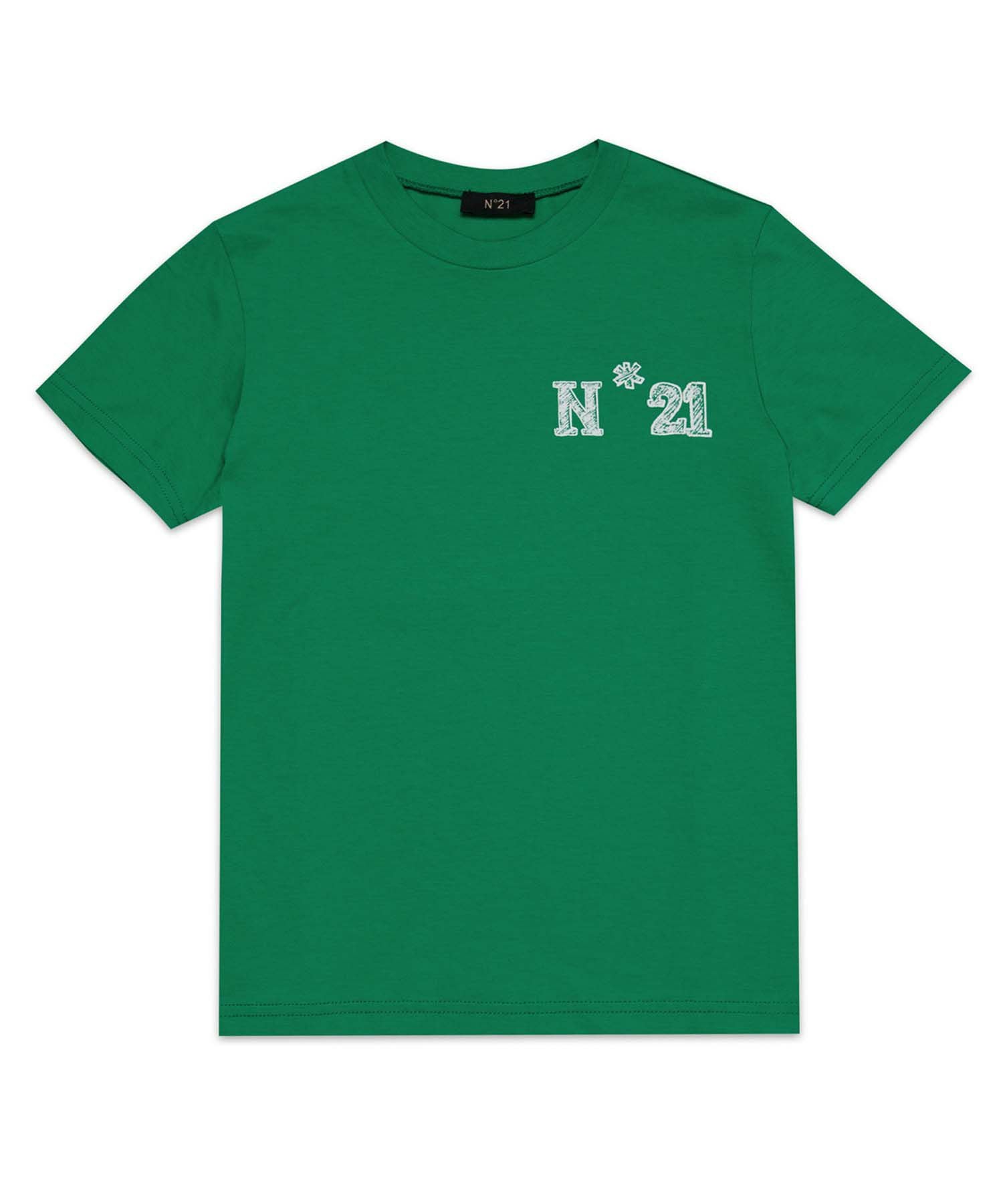 N°21 kids ヌメロヴェントゥーノ キッズ  ロゴTシャツ N°21｜ヌメロ ヴェントゥーノ（キッズ）のTシャツ/カットソー