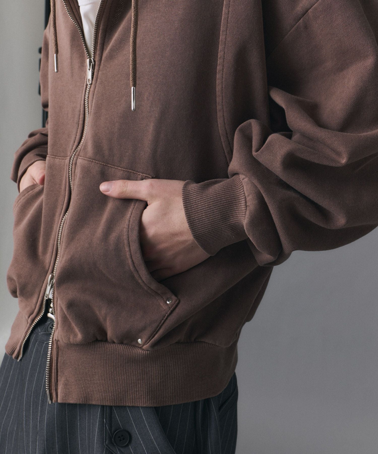 Confirm(コンファーム)Switching Full Zip Hoodie / スイッチング