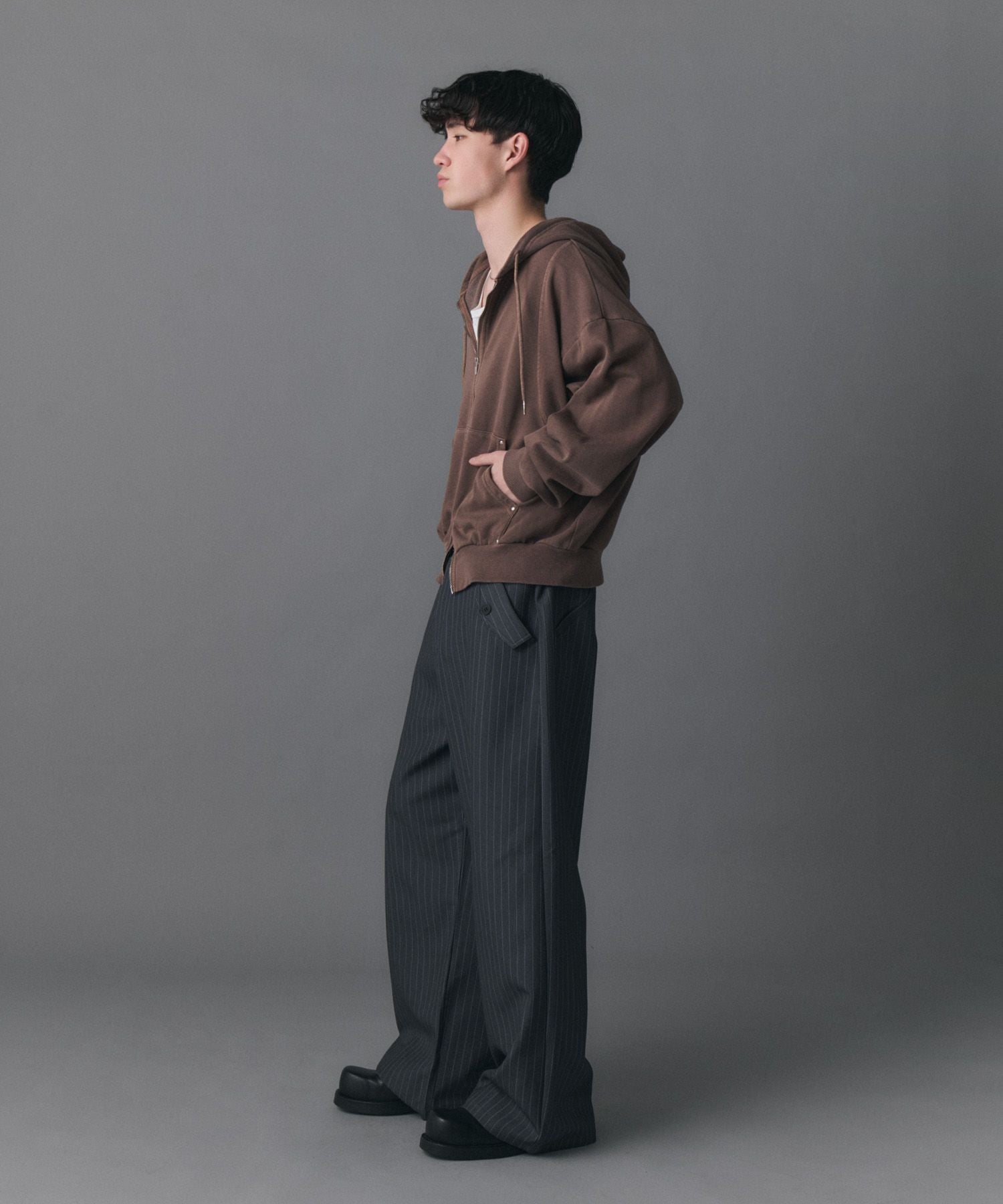 Confirm(コンファーム)Switching Full Zip Hoodie / スイッチング