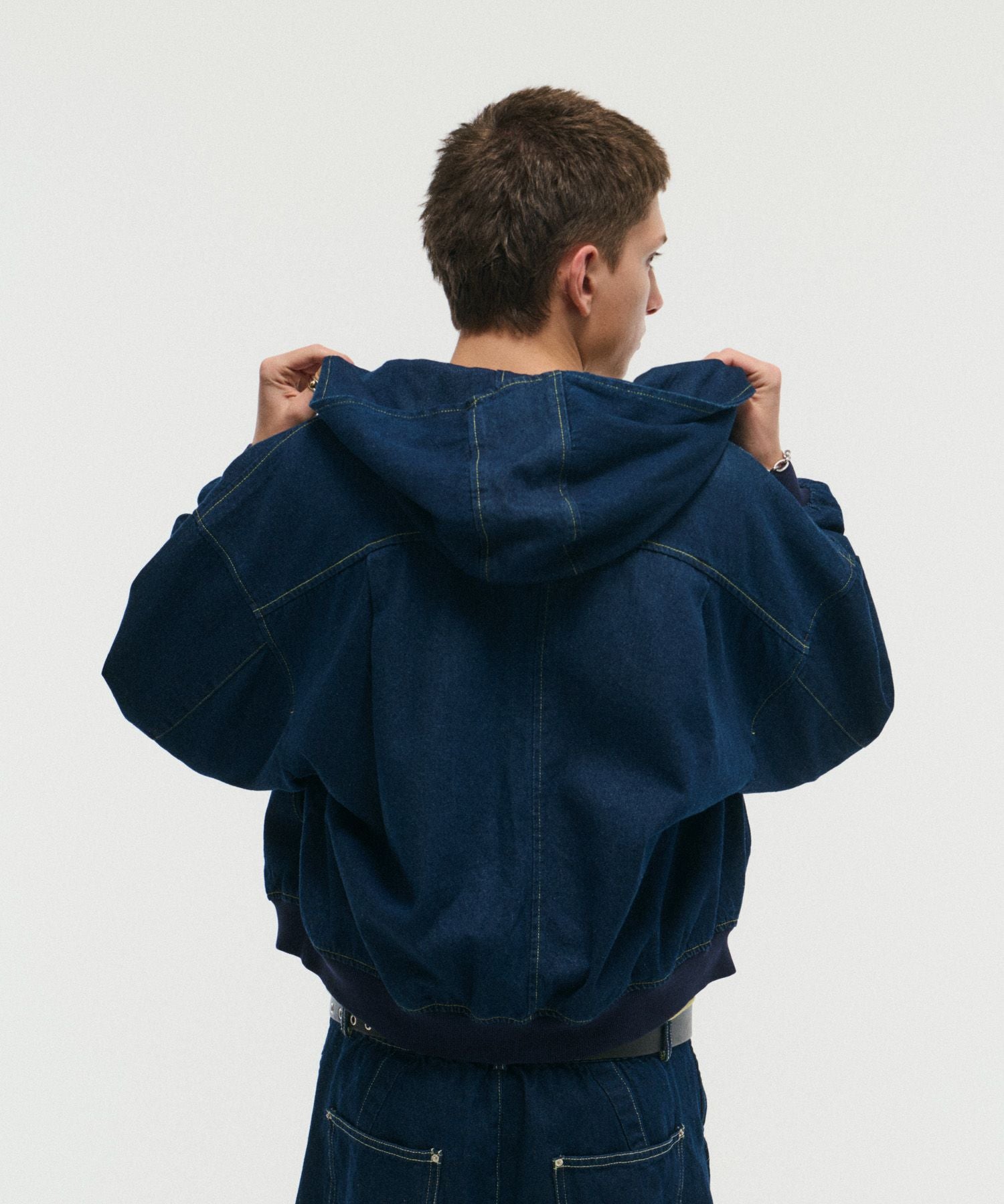 ILL'S(イルズ)FIREMAN CLASP DENIM HOODIE / ファイヤーマンクラスプ