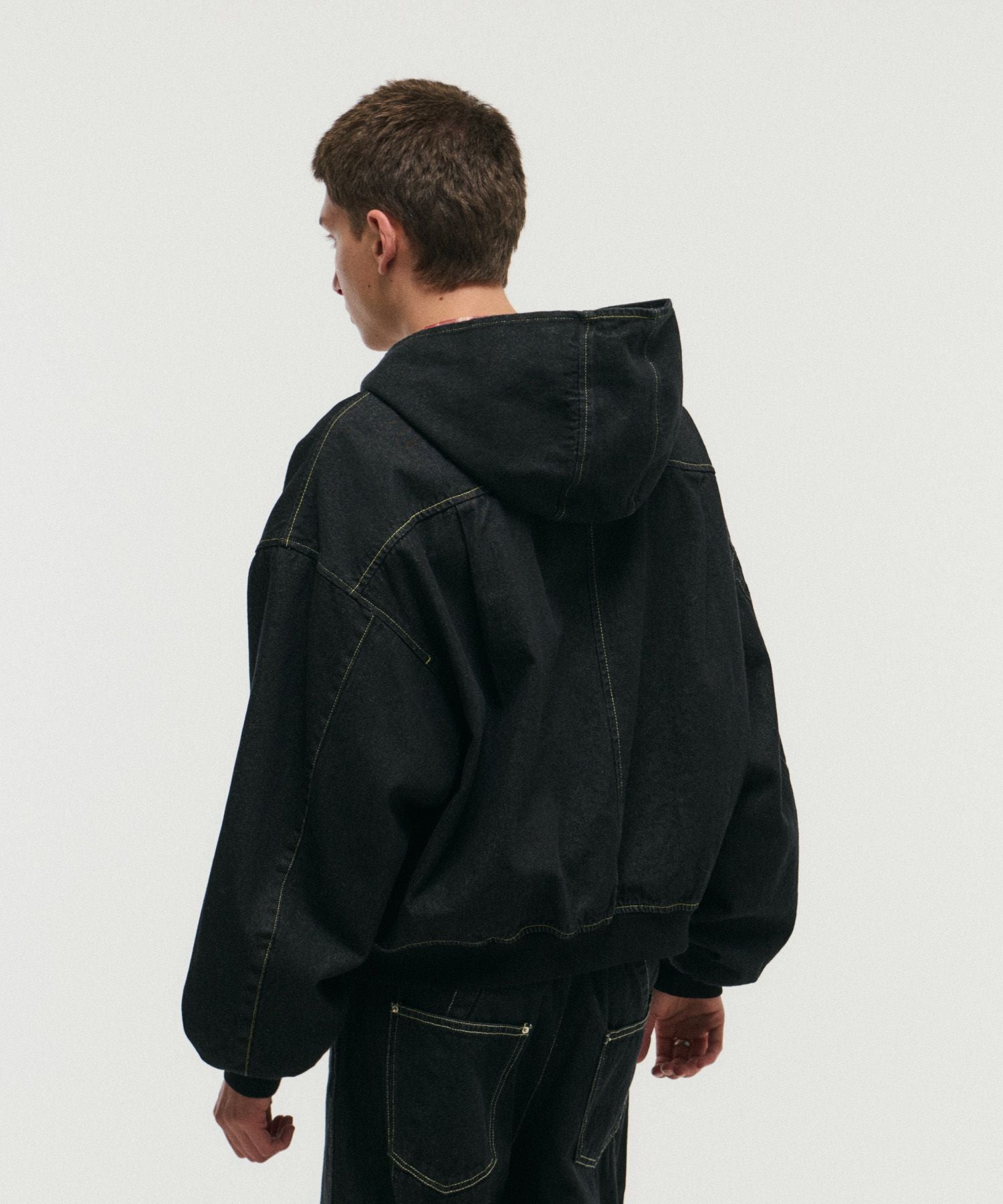 ILL'S(イルズ)FIREMAN CLASP DENIM HOODIE / ファイヤーマンクラスプ