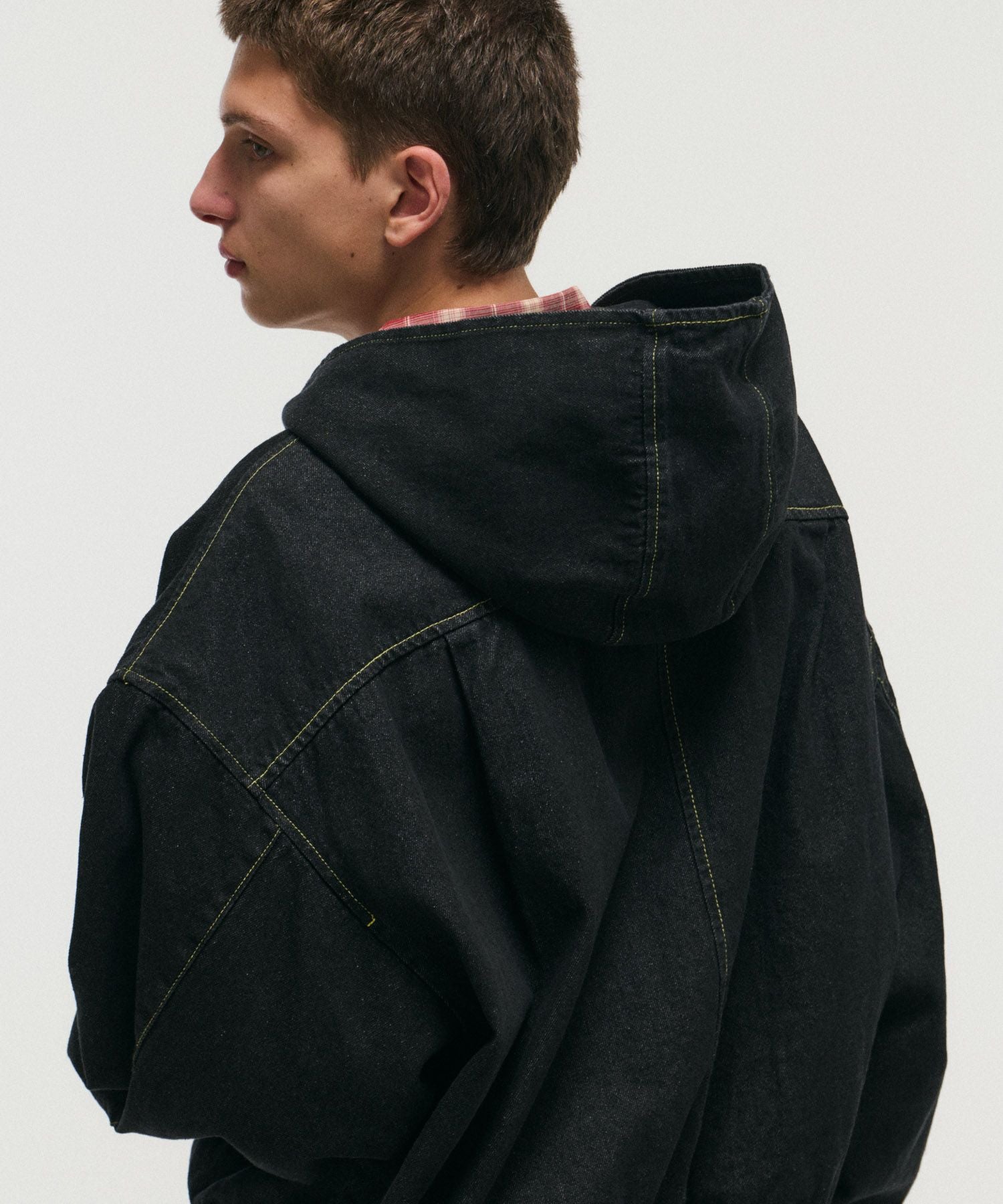 ILL'S(イルズ)FIREMAN CLASP DENIM HOODIE / ファイヤーマンクラスプ