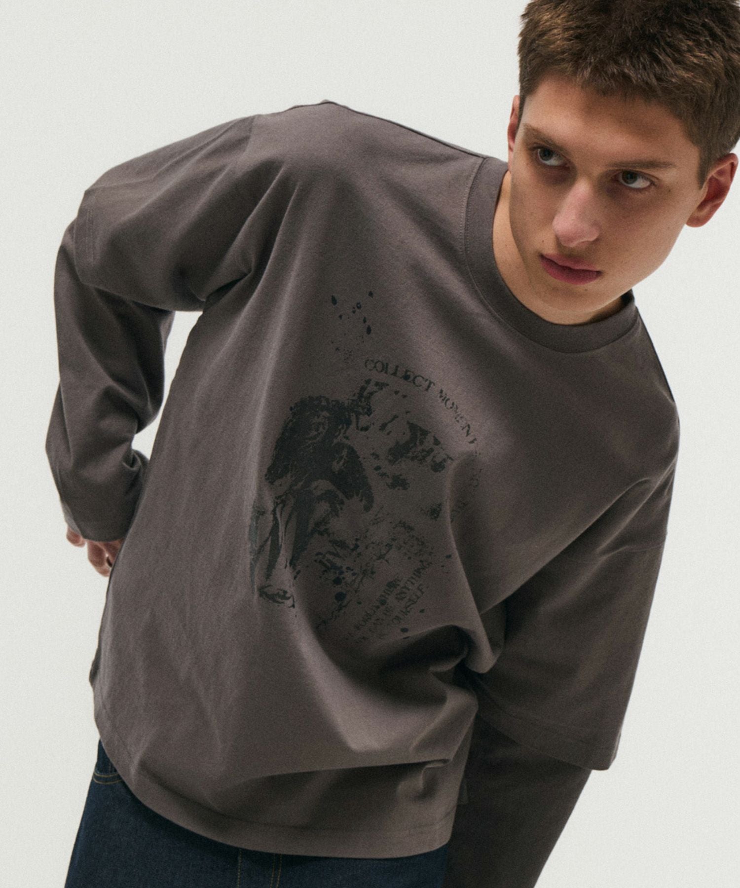 ILL'S(イルズ)FAKE LAYERED LONG SLEEVE TEE / フェイクレイヤード