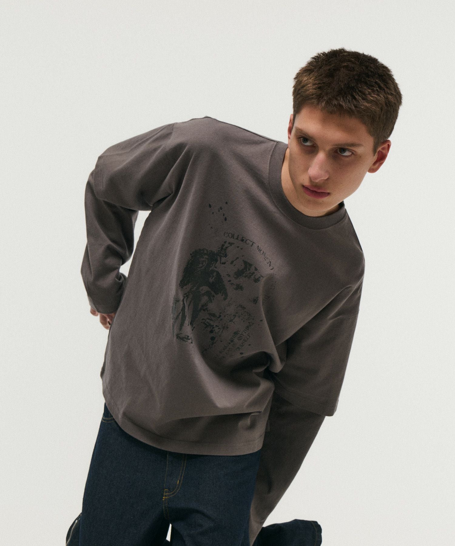 ILL'S(イルズ)FAKE LAYERED LONG SLEEVE TEE / フェイクレイヤード
