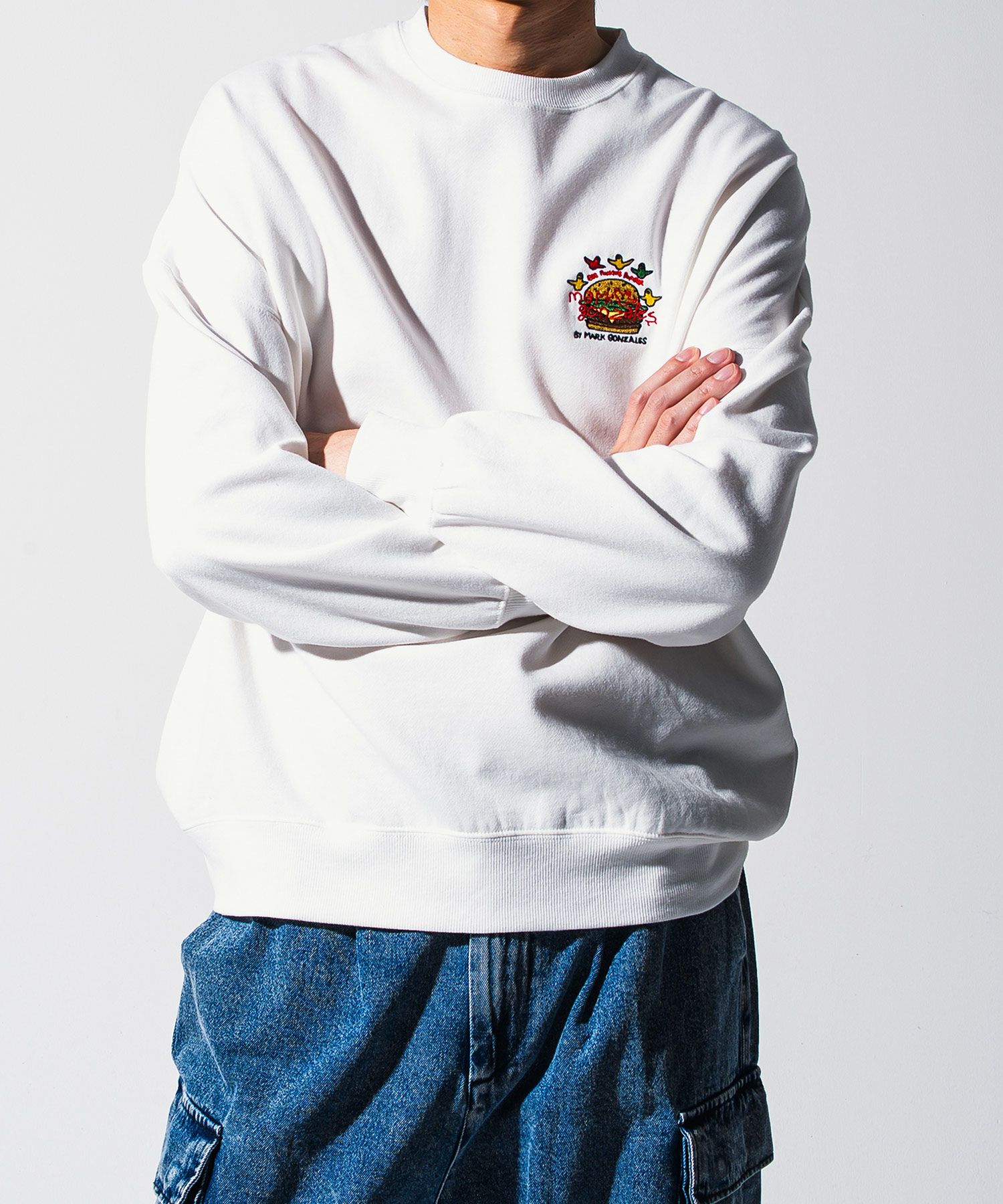 Mark Gonzales(マーク ゴンザレス) ワンポイントロゴ プルオーバー 