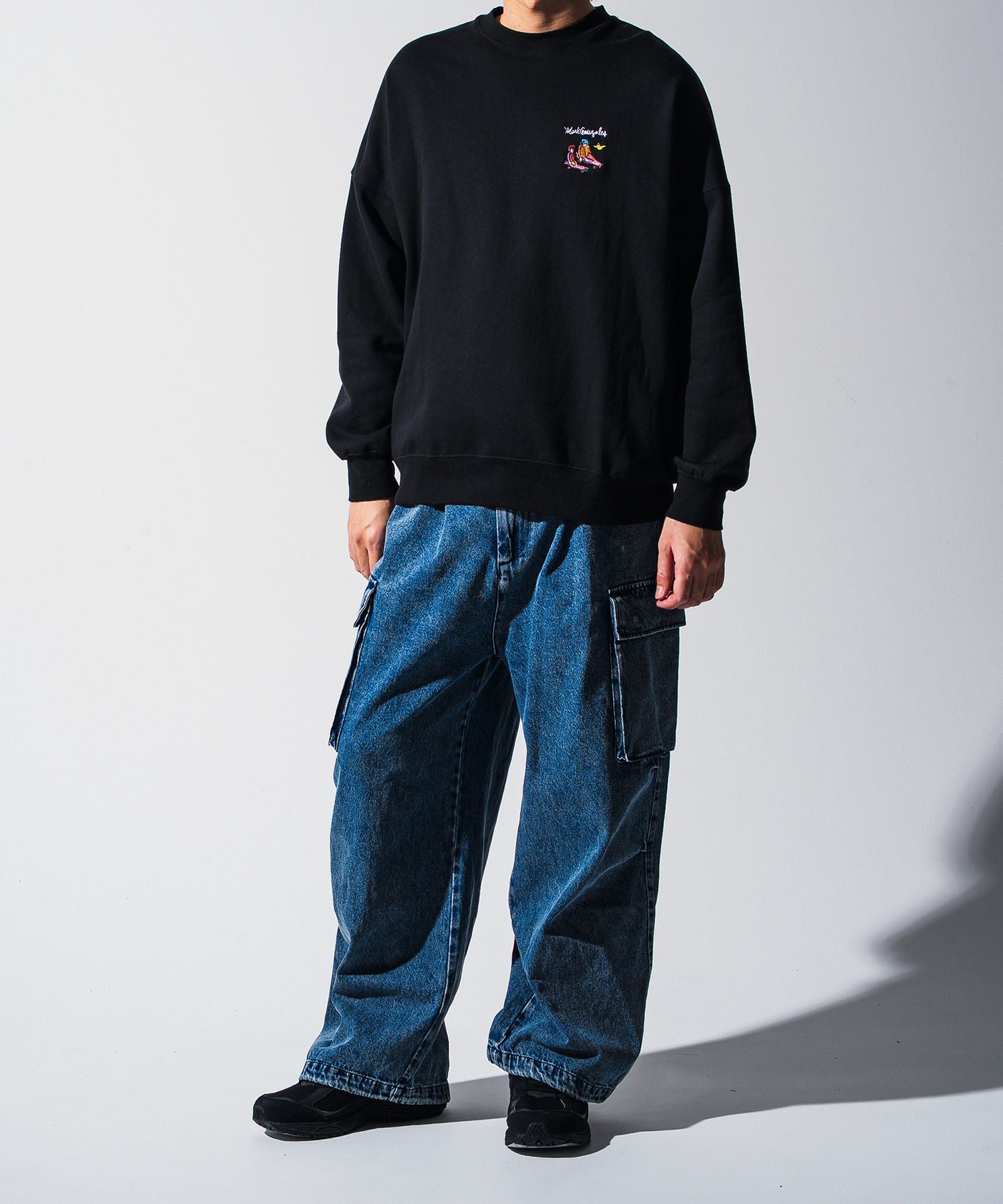 Mark Gonzales(マーク ゴンザレス) ワンポイントロゴ プルオーバー