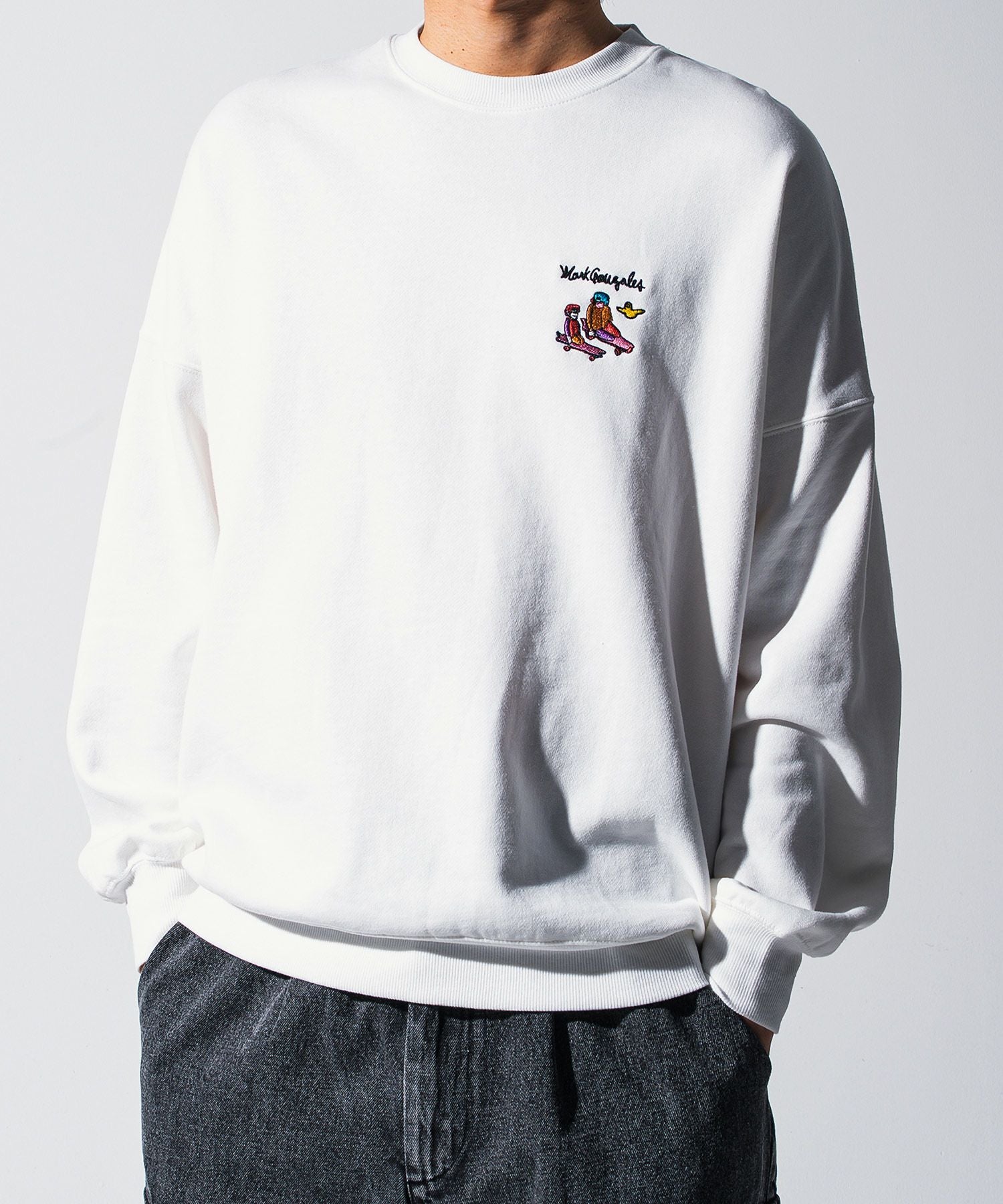 Mark Gonzales(マーク ゴンザレス) ワンポイントロゴ プルオーバー