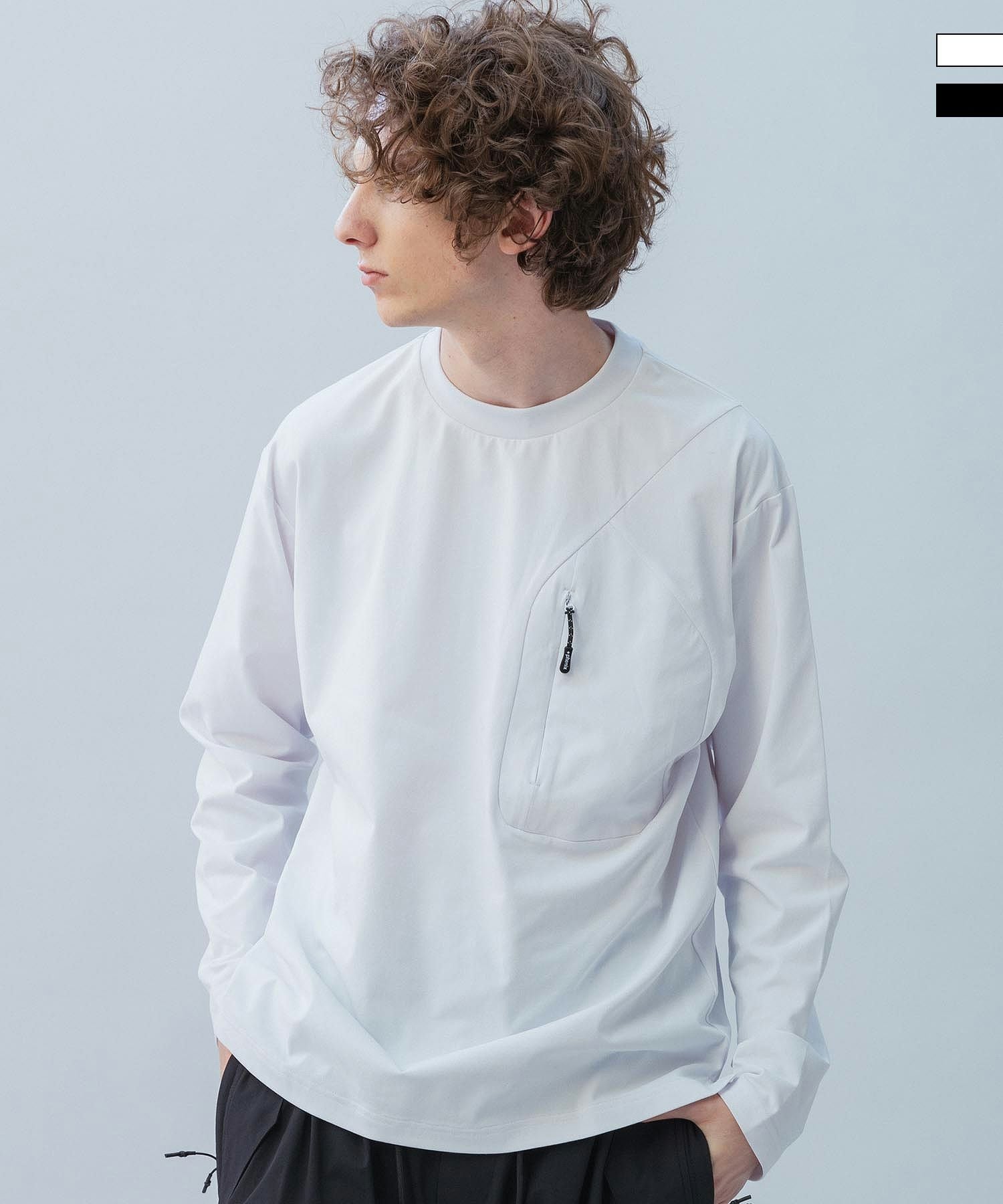 phenix(プラスフェニックス)HIDDEN ZIP POCKET LONG SLEEVE TEE