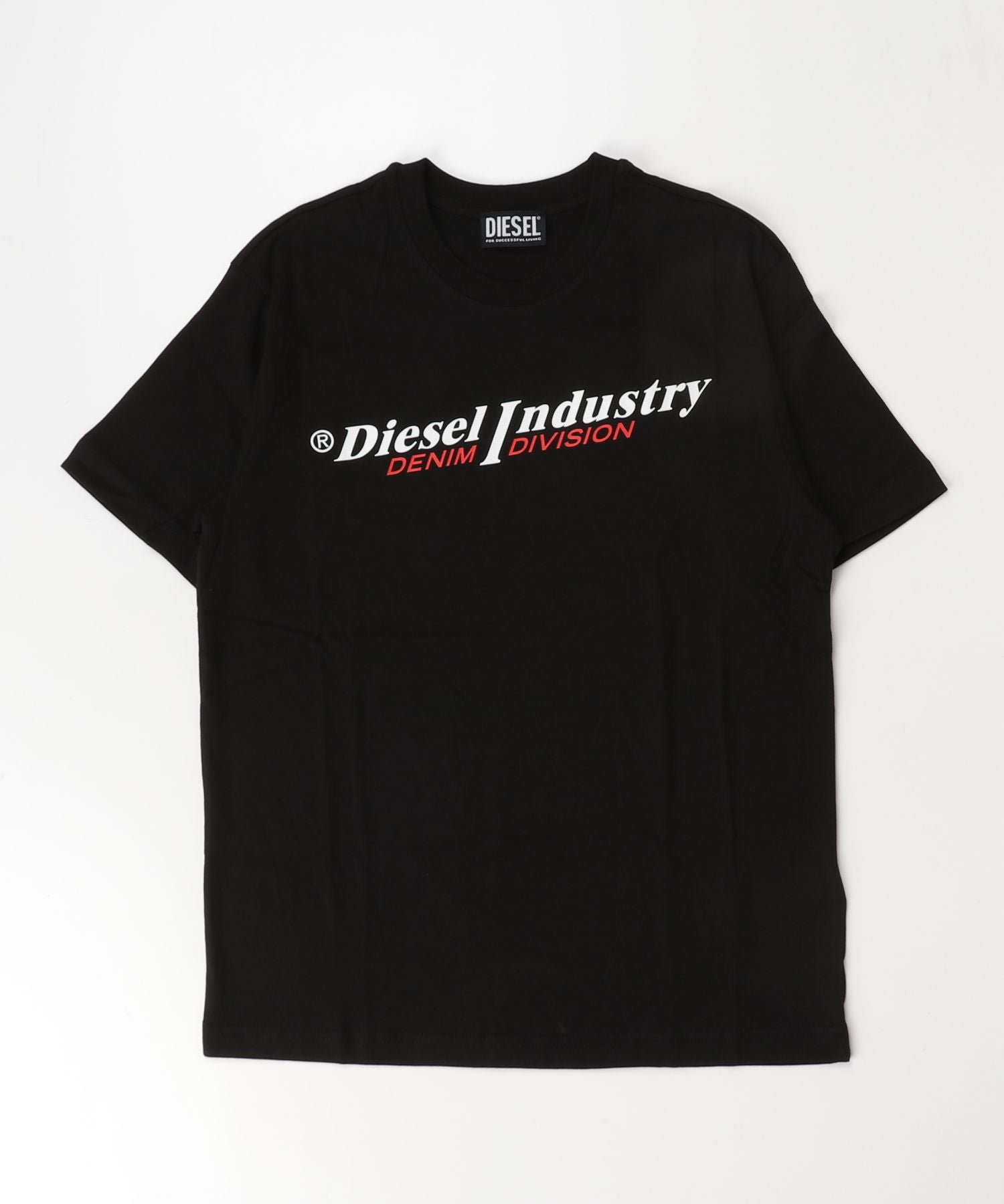 DIESEL 黒 半袖Tシャツ ロゴ入り DIESEL(ディーゼル)Kids & Junior ブランドロゴ半袖Tシャツカットソー