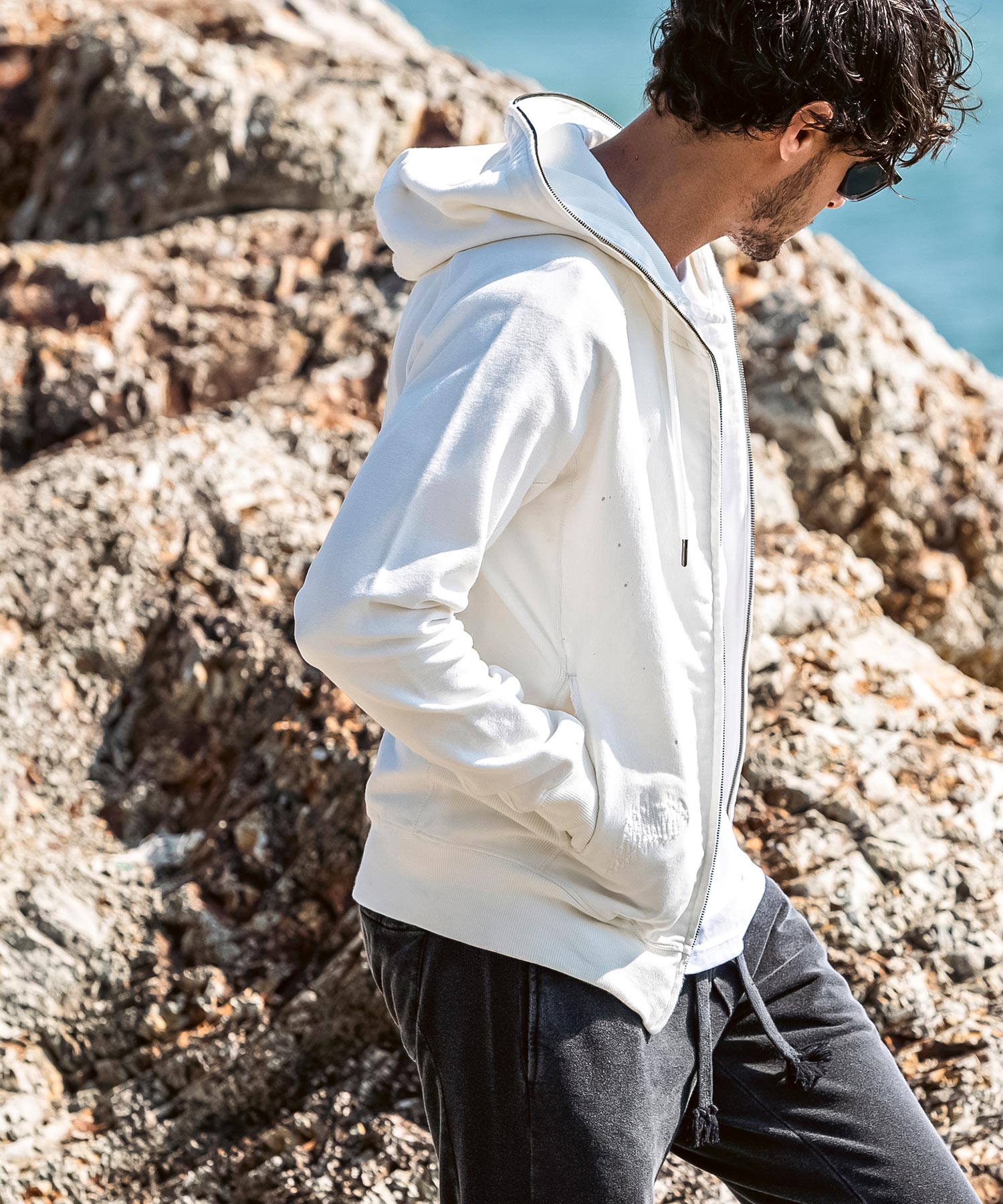 定価8.4万円【4】PIU1UGUALE3 Shirring Biker デニムESPRIT GHOSTLINE 