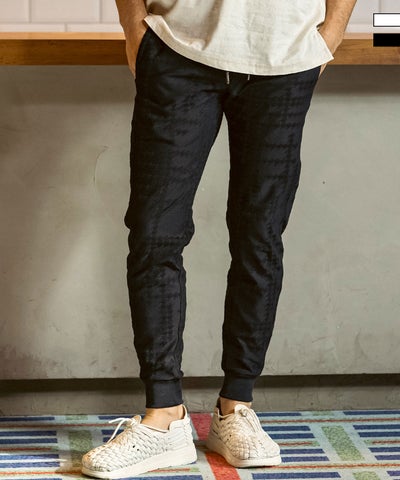 1PIU1UGUALE3 RELAX デニムライク イージー ジョガーパンツ　S Uno Piu Uno Uguale Tre Relax Damaged Jog Denim Jogger Pants
