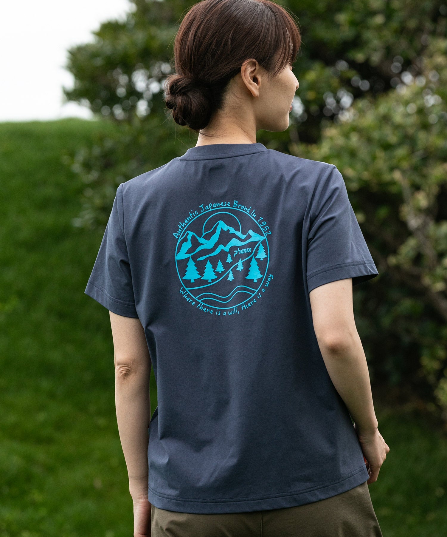 phenix outdoor(フェニックスアウトドア)PHENIX BACK PRINT T-SHIRTS 