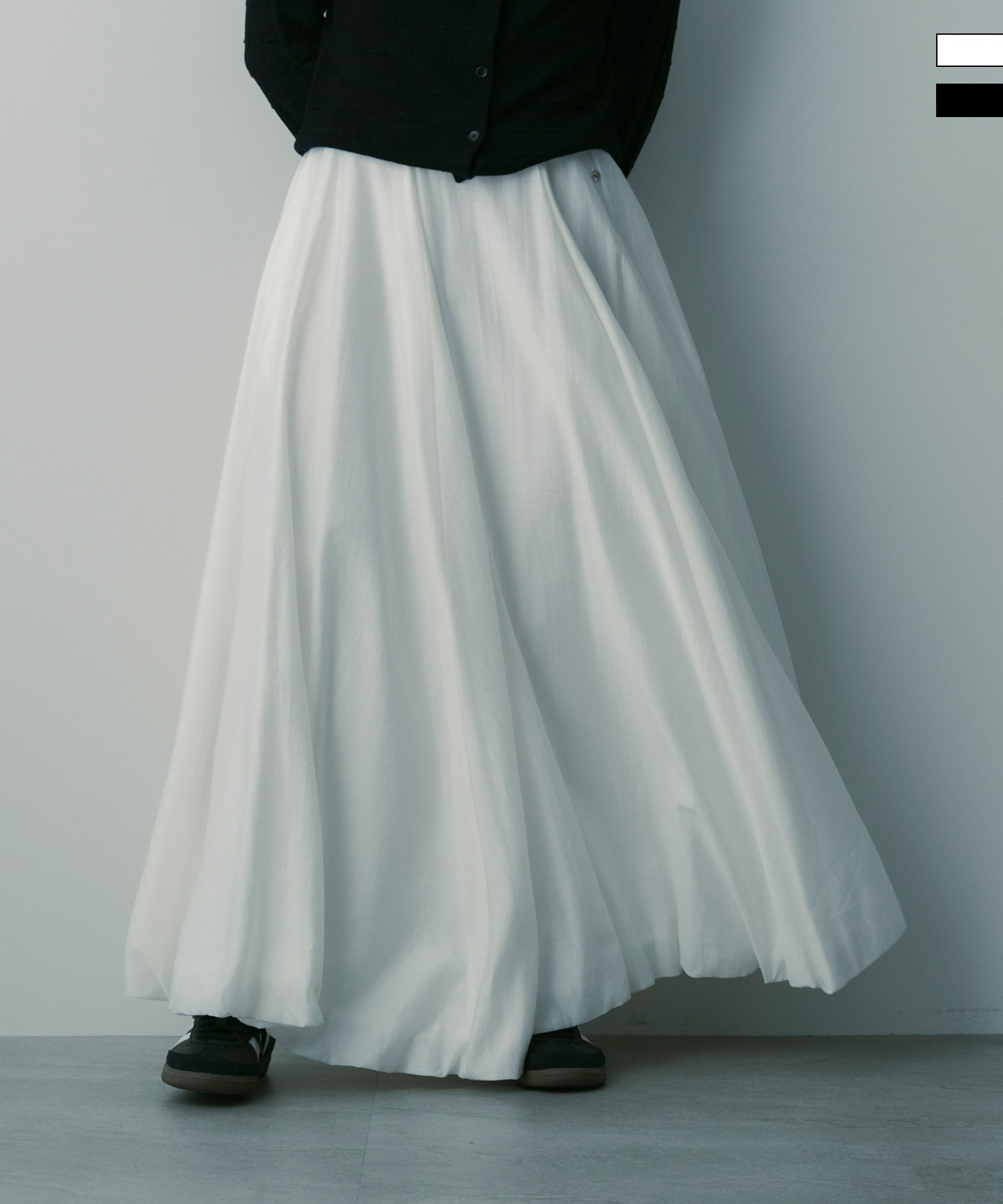 SERENO(セレーノ)バルーンギャザースカート | SHIFFON公式通販サイト 