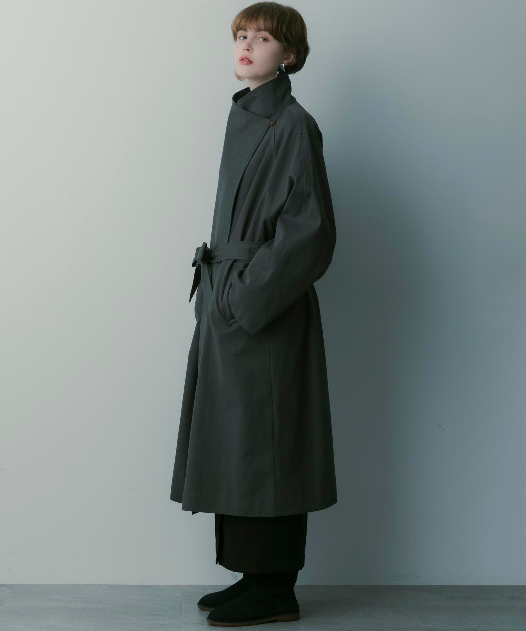 SERENO(セレーノ)ビッグカラーロングコート | SHIFFON公式通販サイト