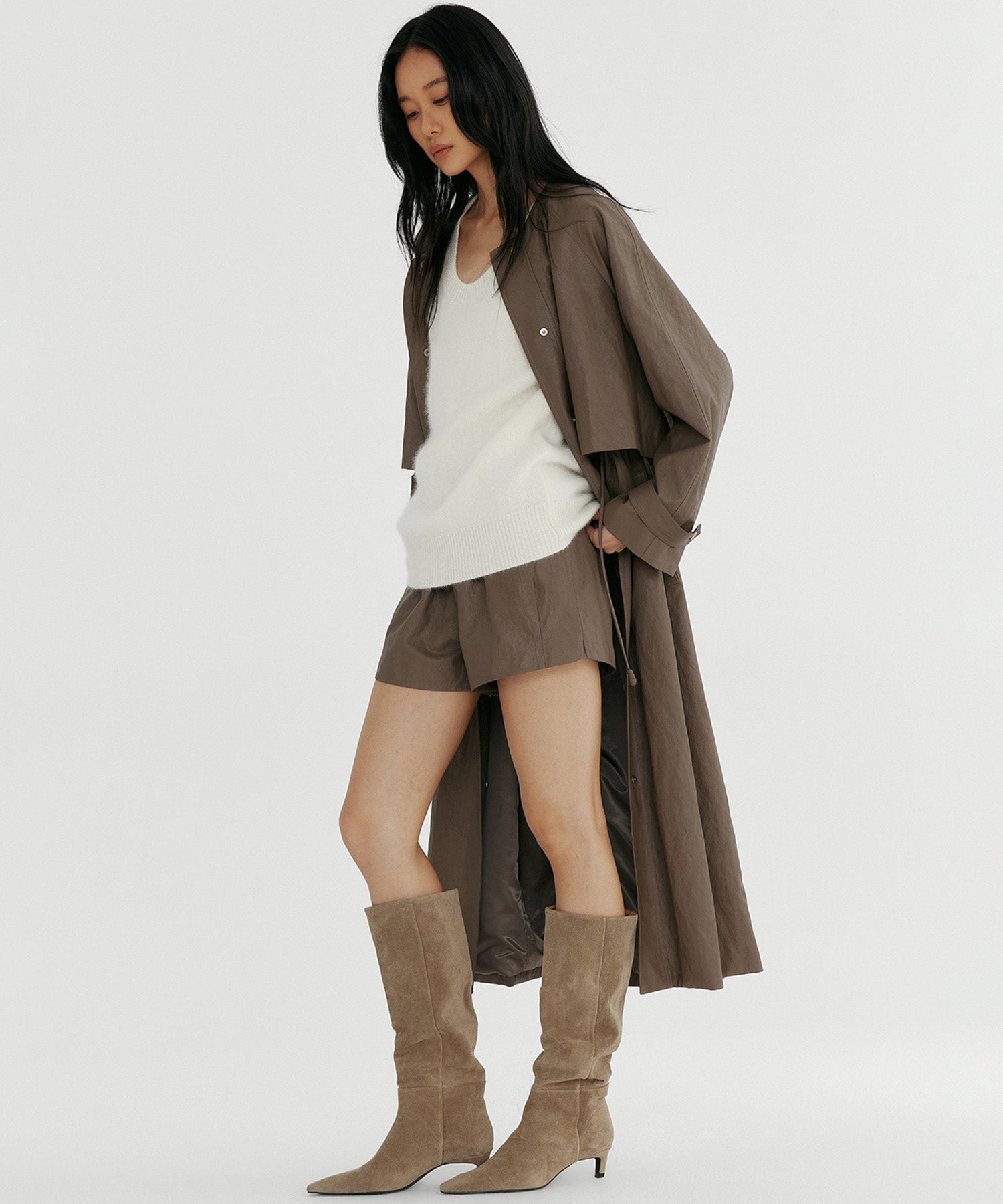 Bie(ビエ)シンセティックレザー ショートパンツ | SHIFFON公式通販