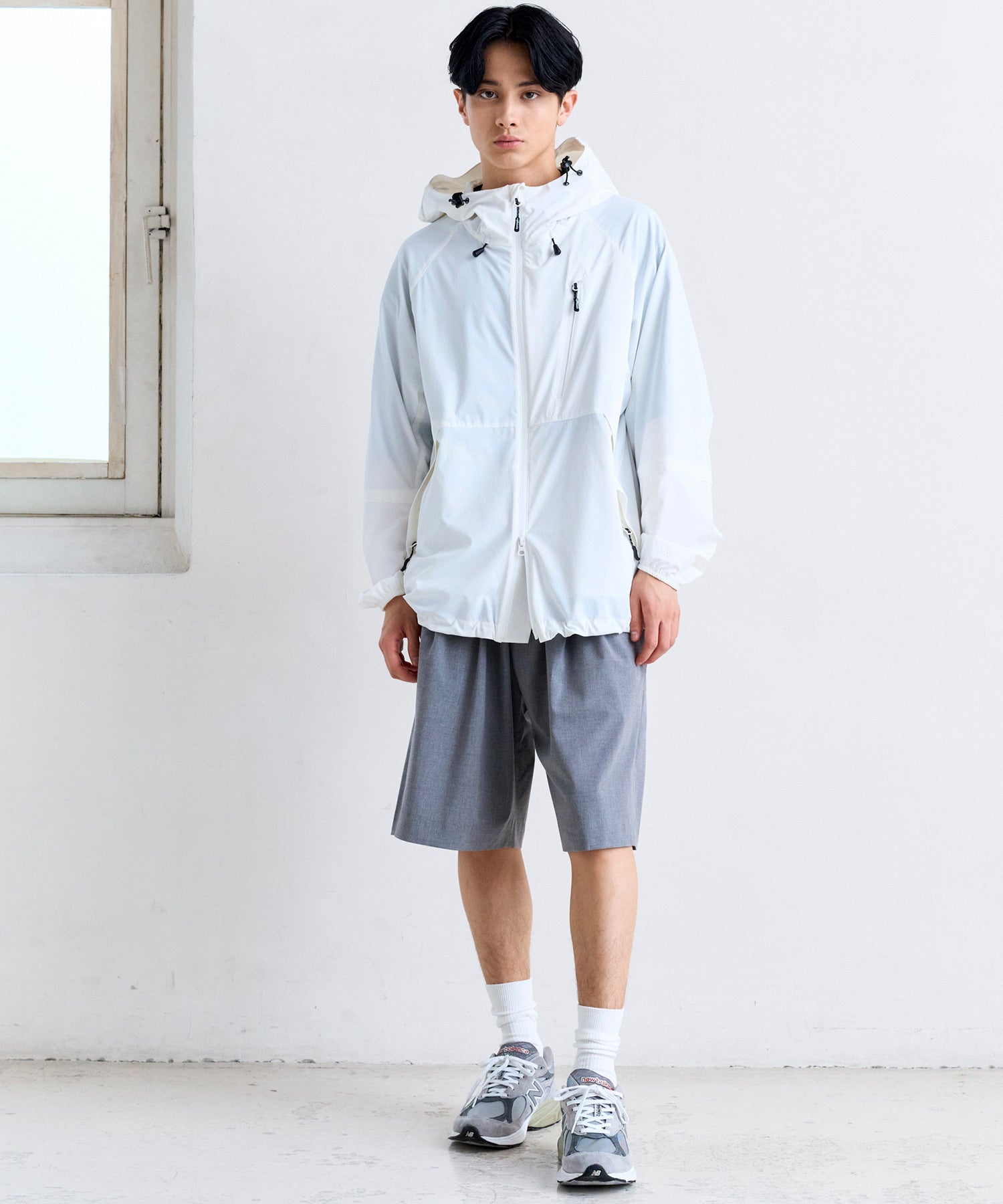 phenix(プラスフェニックス)2-TUCK HALF SLACKS / ツータック ハーフ