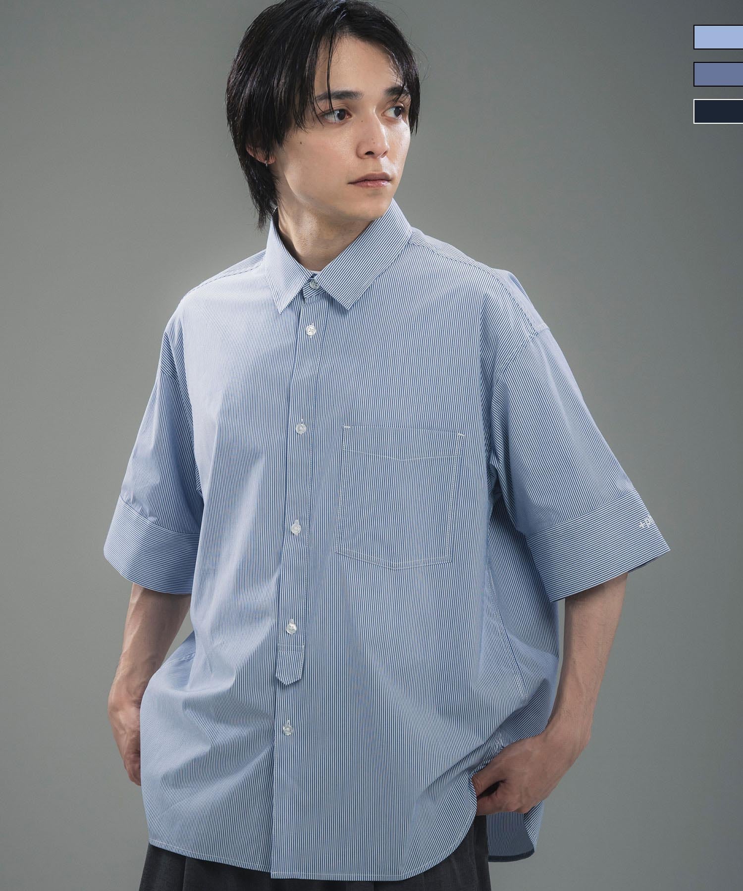 phenix(プラスフェニックス)CUFFED SHORT SLEEVE SHIRT / カフス