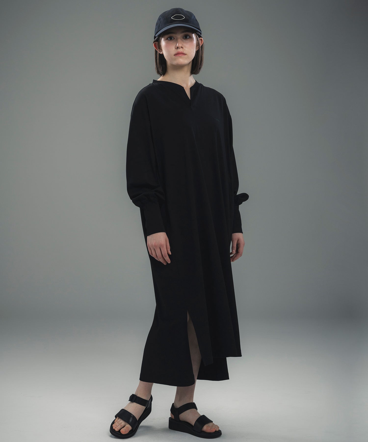 phenix(プラスフェニックス)LONG CUFF CUT-AND-SEW DRESS / ロングカフ