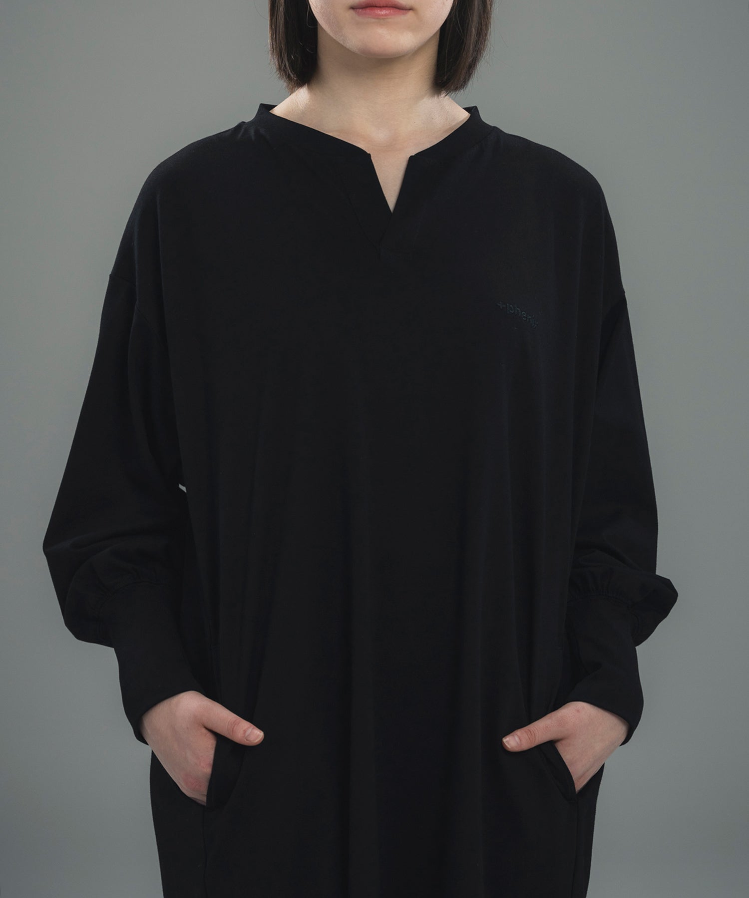 phenix(プラスフェニックス)LONG CUFF CUT-AND-SEW DRESS / ロングカフ